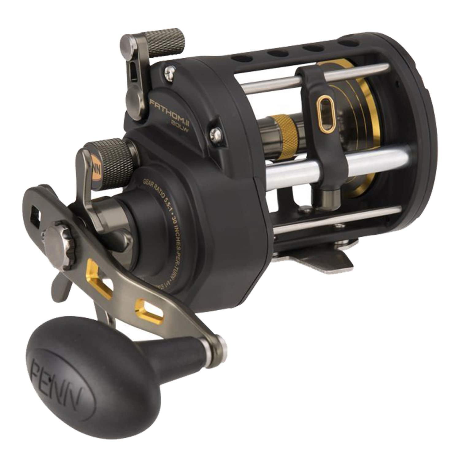 Penn Fathom II 20 LW 430m/ 0,38mm – 5,5:1 – 593g – FTHII20LW – rechtshand