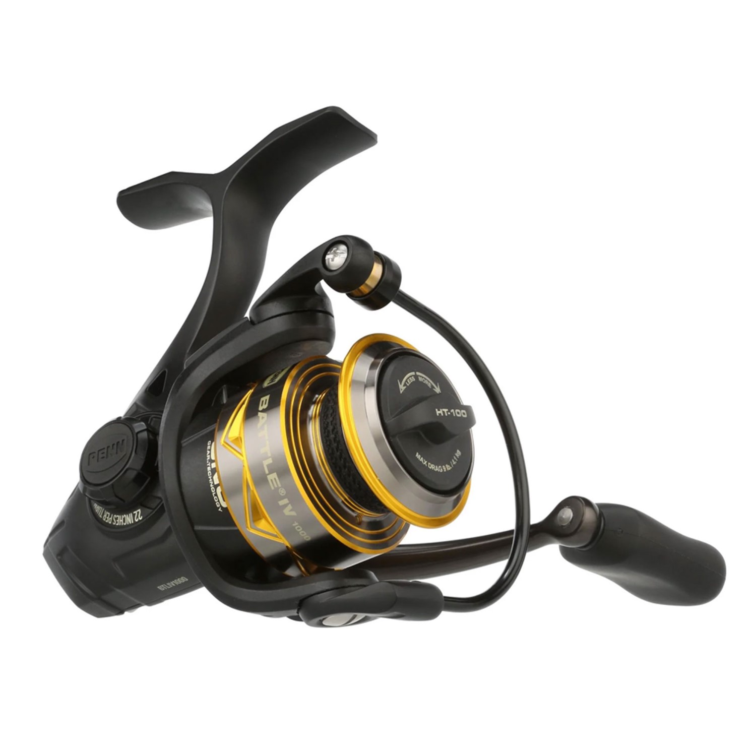 Penn Battle® IV Spinning Reel – Spinnrolle 1000 – 160m/ 0,18mm – 5,2:1 – 221g