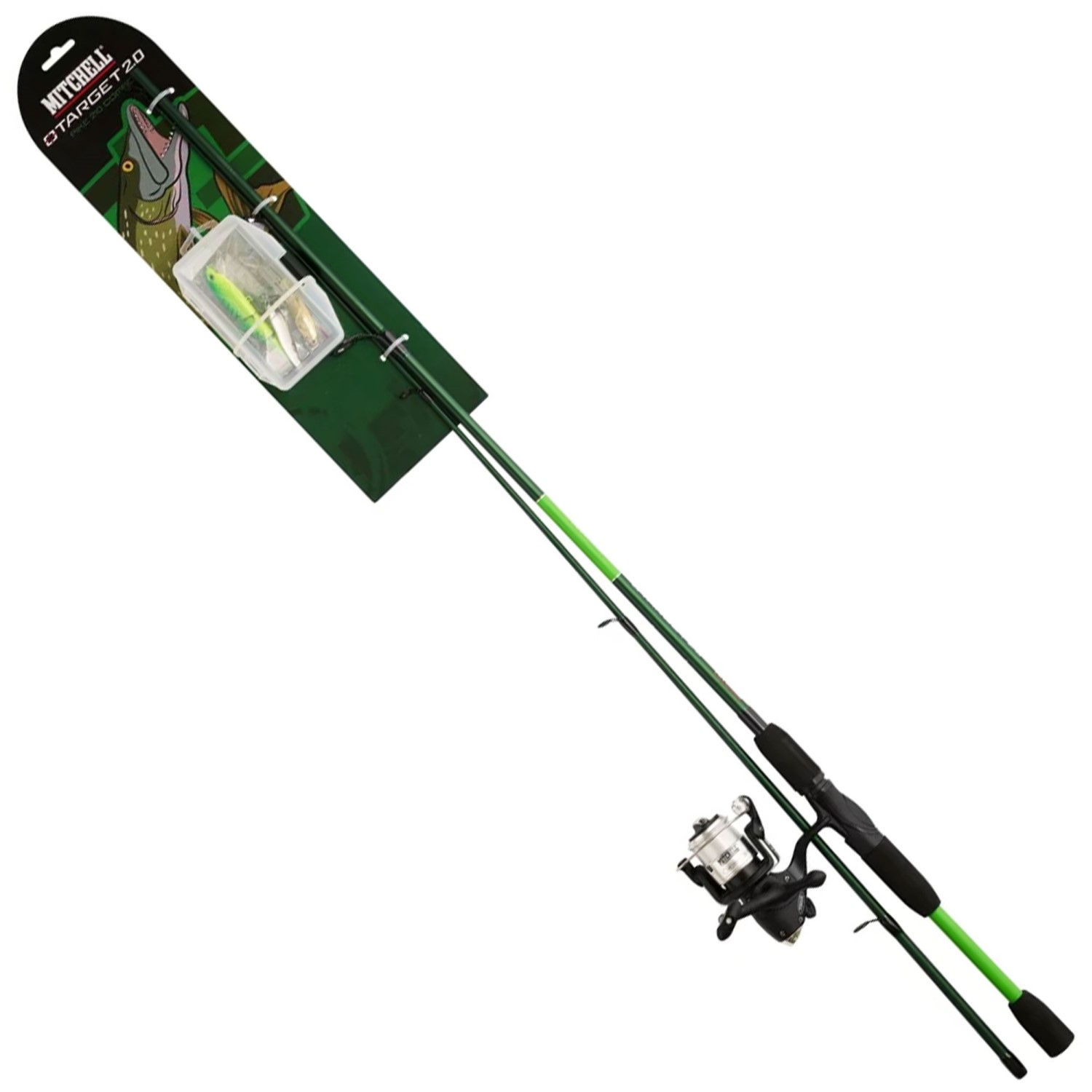 Mitchell Target II Spinning Combo Pike/Hecht – Angelset