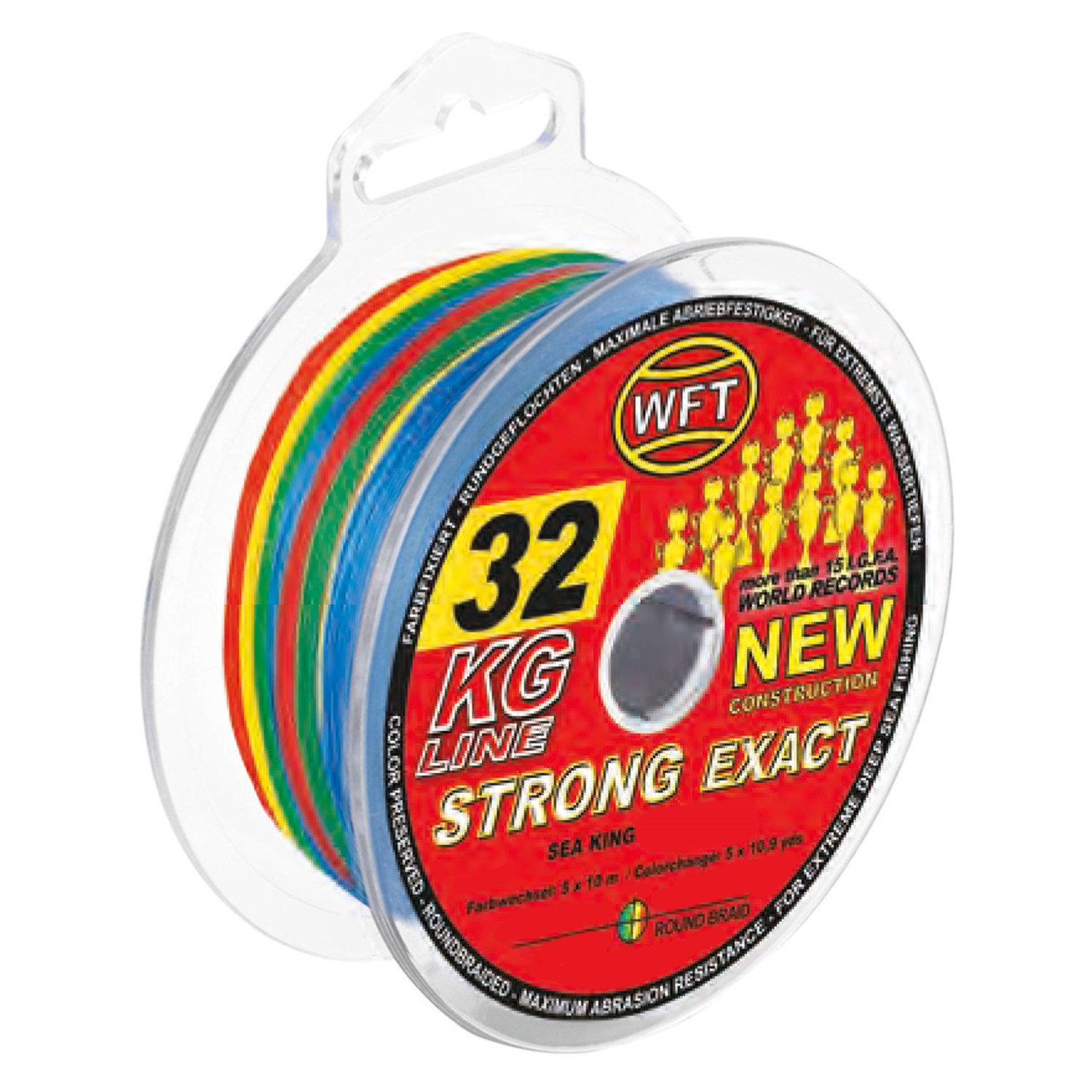 WFT KG Strong EXACT multicolor – TK32kg – 0,22mm – 540m