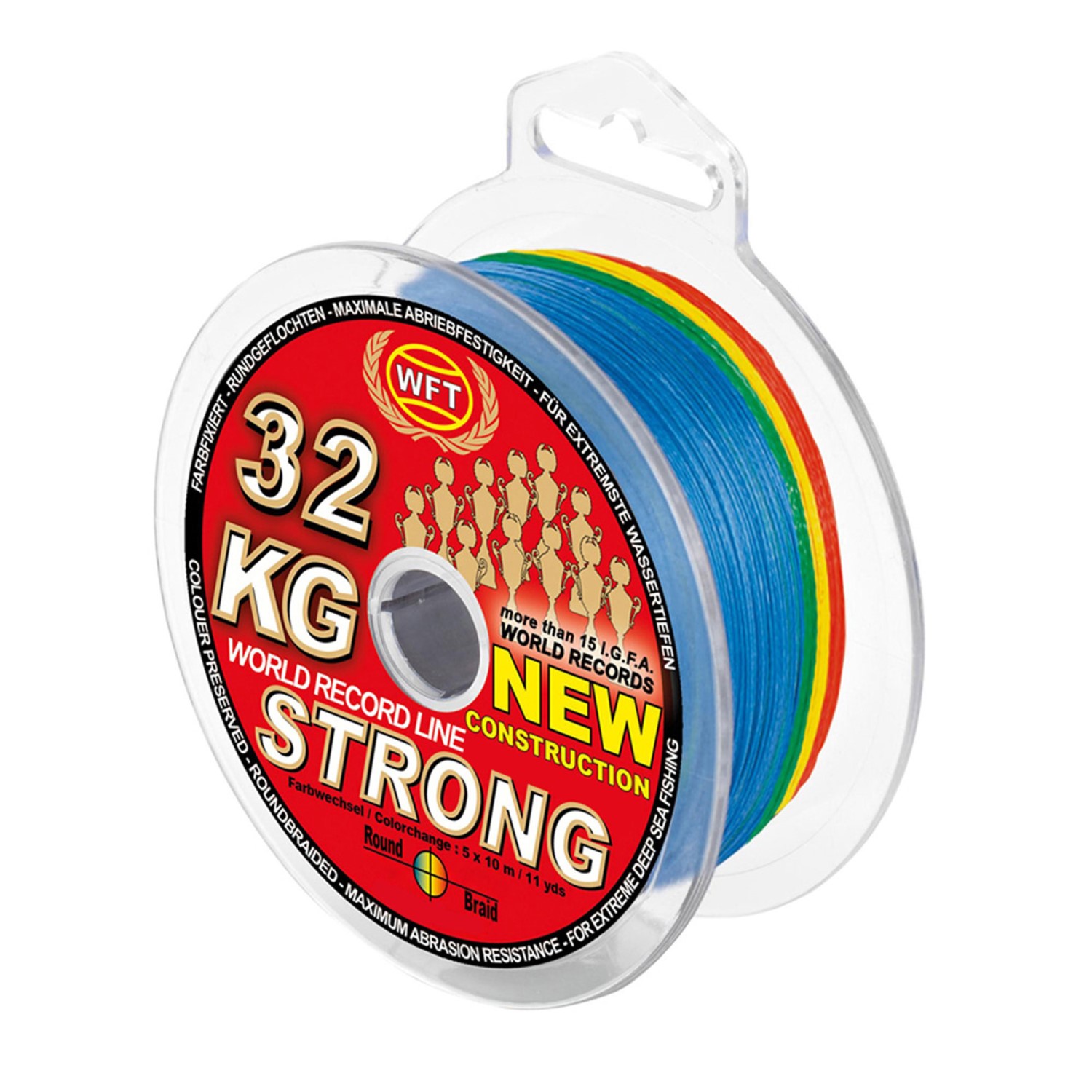 WFT 32KG EX DeepW10/BC Giant/B-Sea Giant 350m multic. multicolor – TK32kg – 0,22mm – 350m