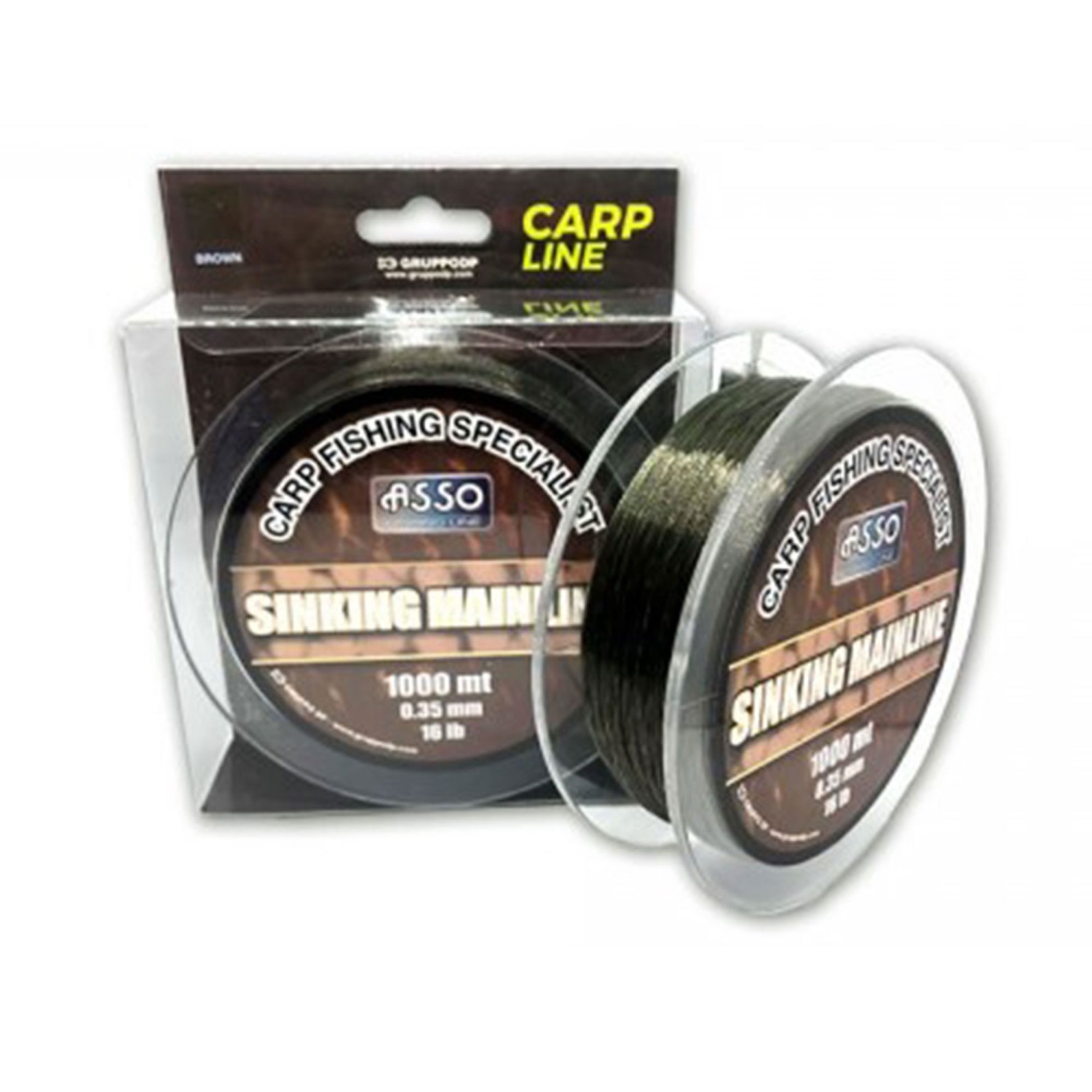 ASSO Sinking Mainline – Karpfenschnur Brown – 0,28mm