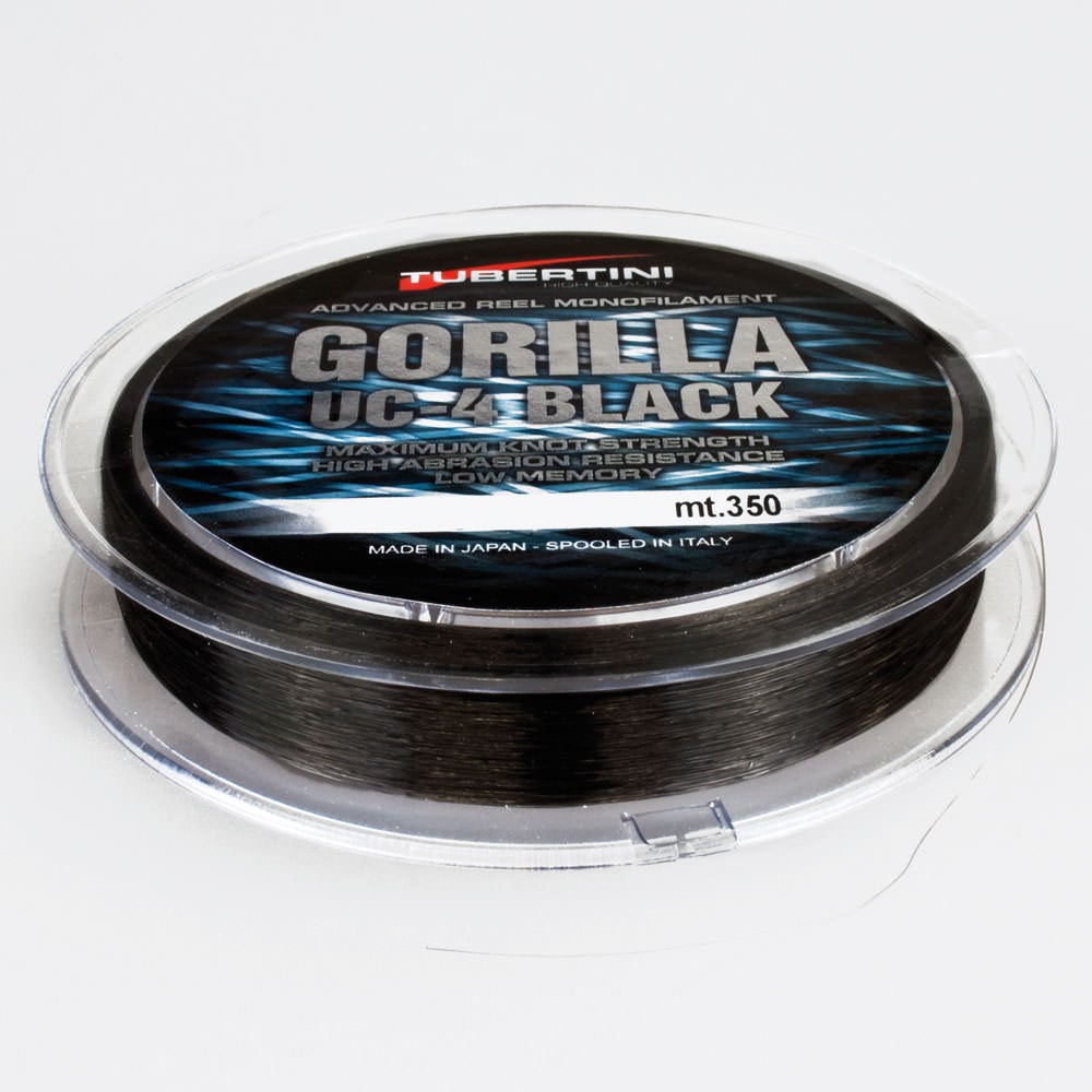 Tubertini UC 4 Gorilla – Monofile Schnur 350m – 0,16mm – 3,40kg – schwarz