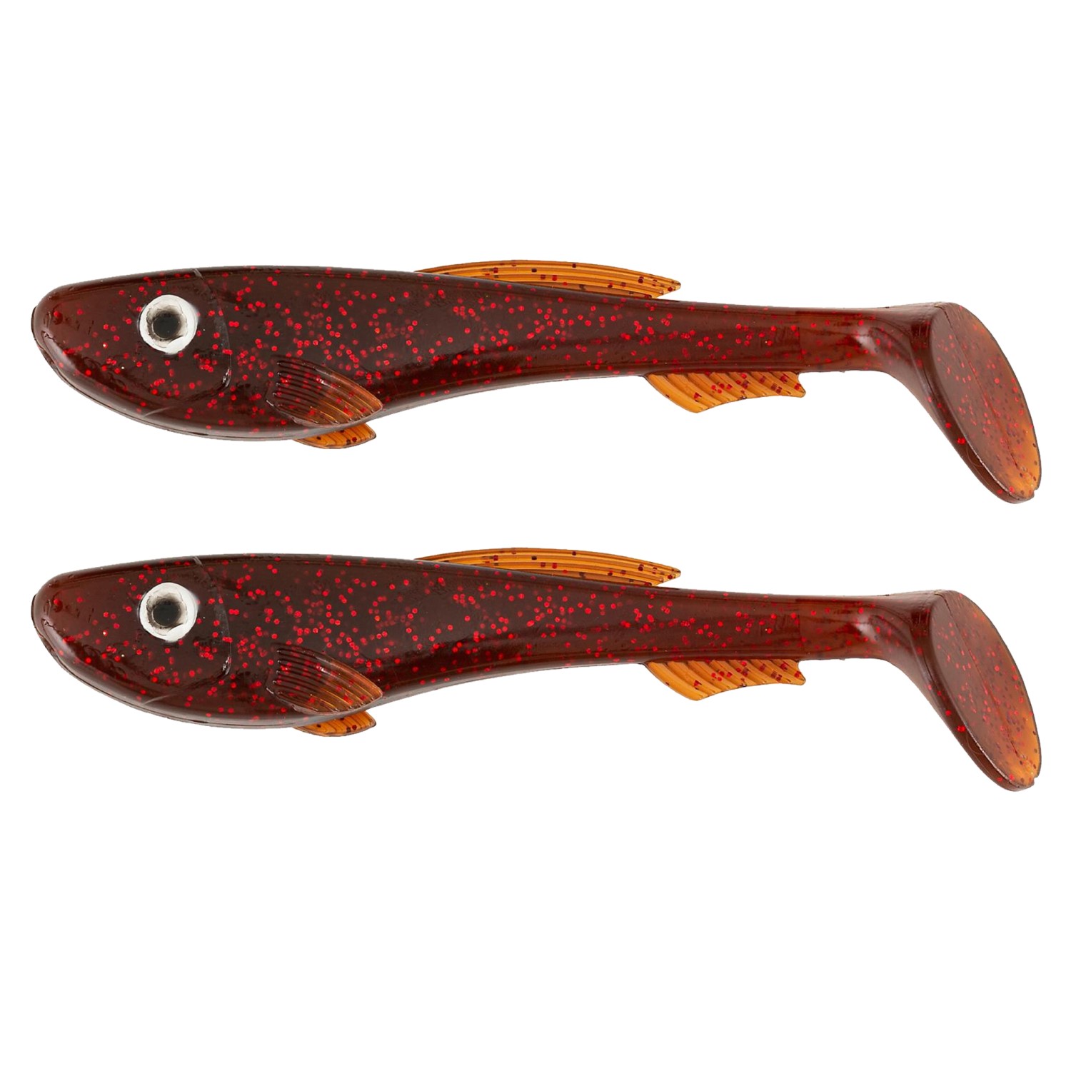 ABU Garcia Beast Paddle Tail – Gummifisch 170mm – Red Motoroil – 2Stück