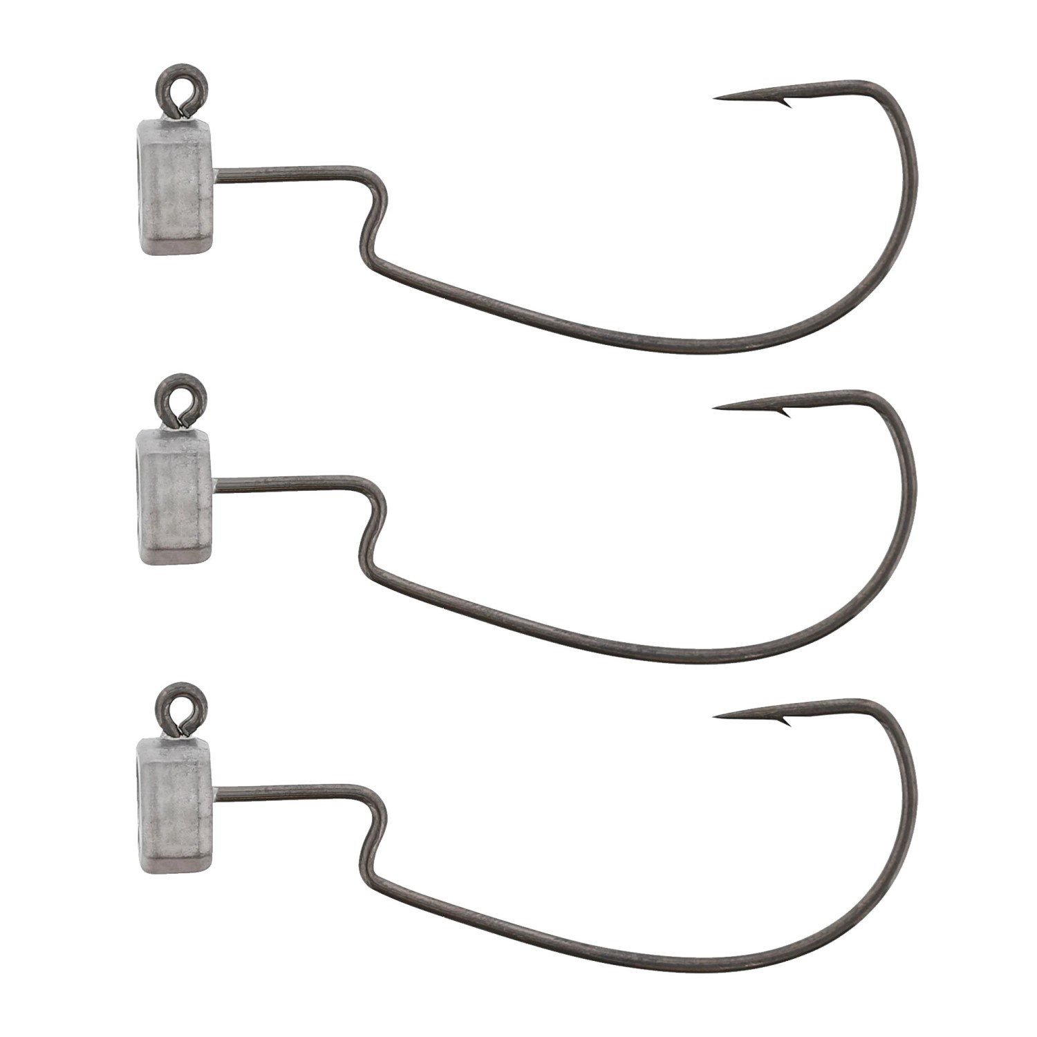 Westin Offset Ned Jig Head – Black Nickel – 3,5g – Gr.#1/0 – 3Stück