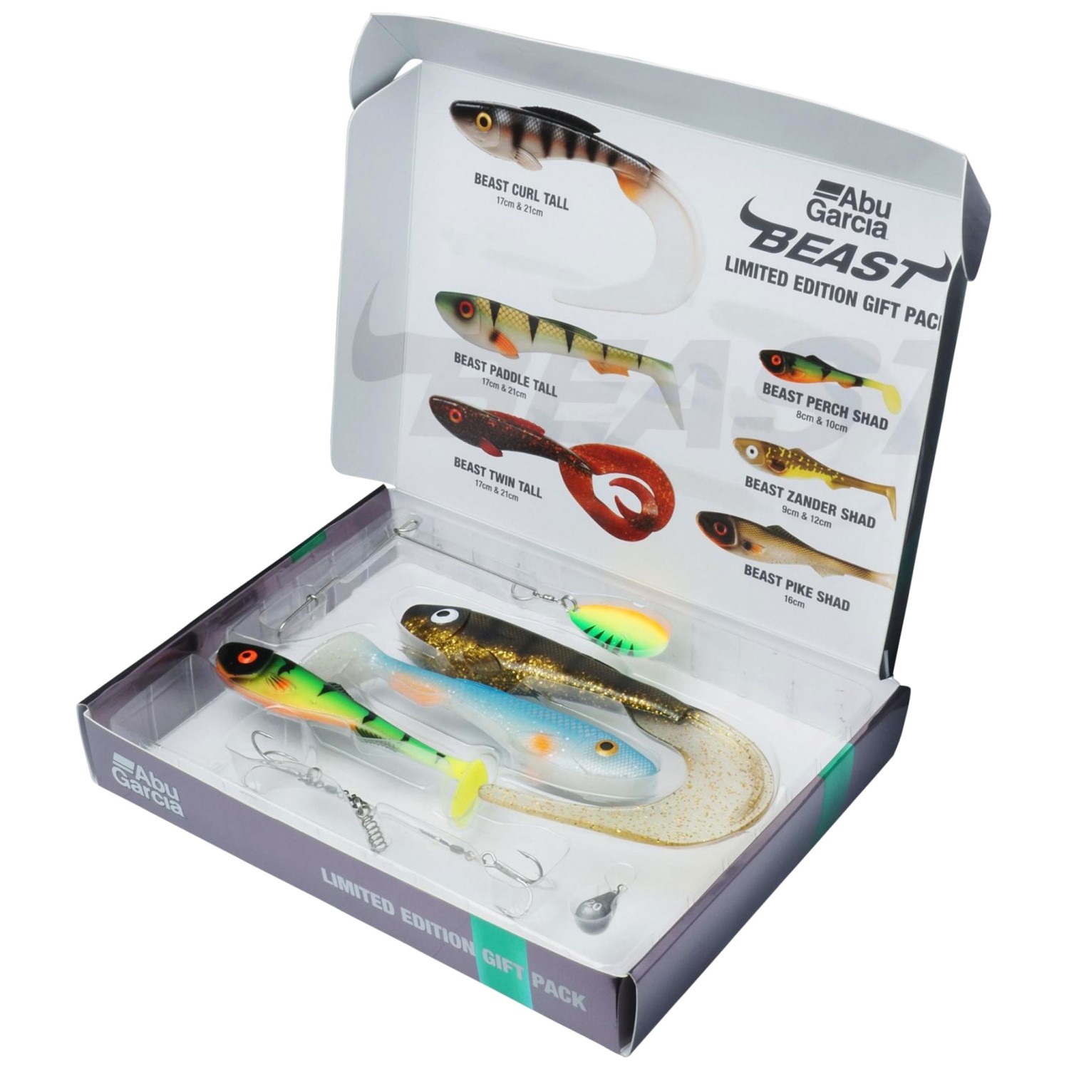 ABU Garcia Beast Gift Pack LTD – Gummifisch-Set 6 Stück