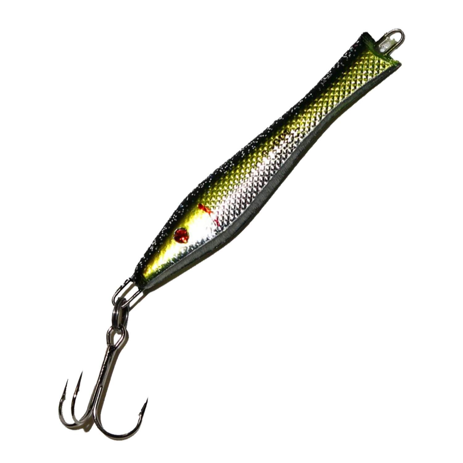 Blitz Pilker Spitzkopf Pilker schwarz/gold/silber – 60g – 1Stück