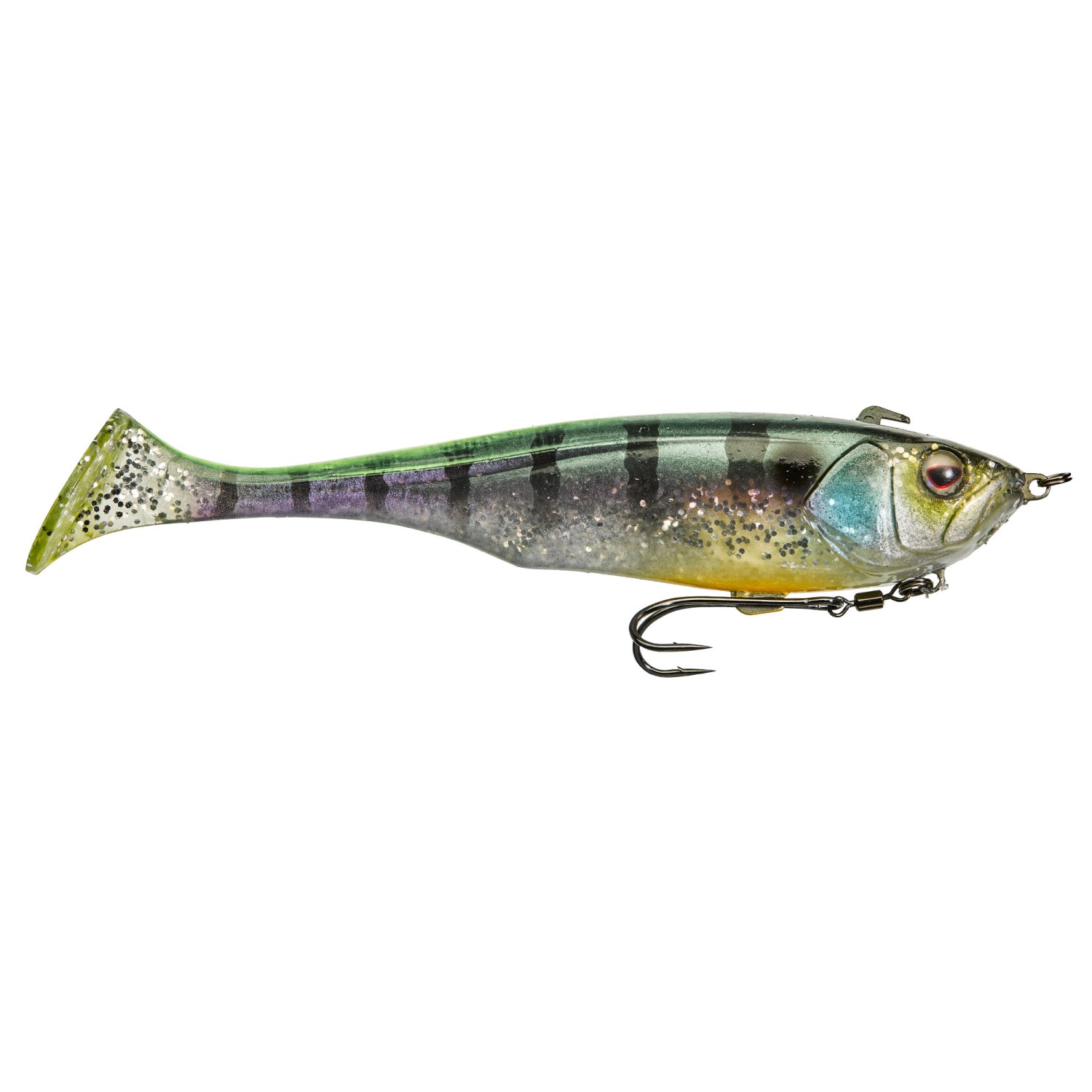 Illex Dunkle 7′ – Swimbait 19,5cm – Chartreuse Strike Gill – 62g – 1Stück