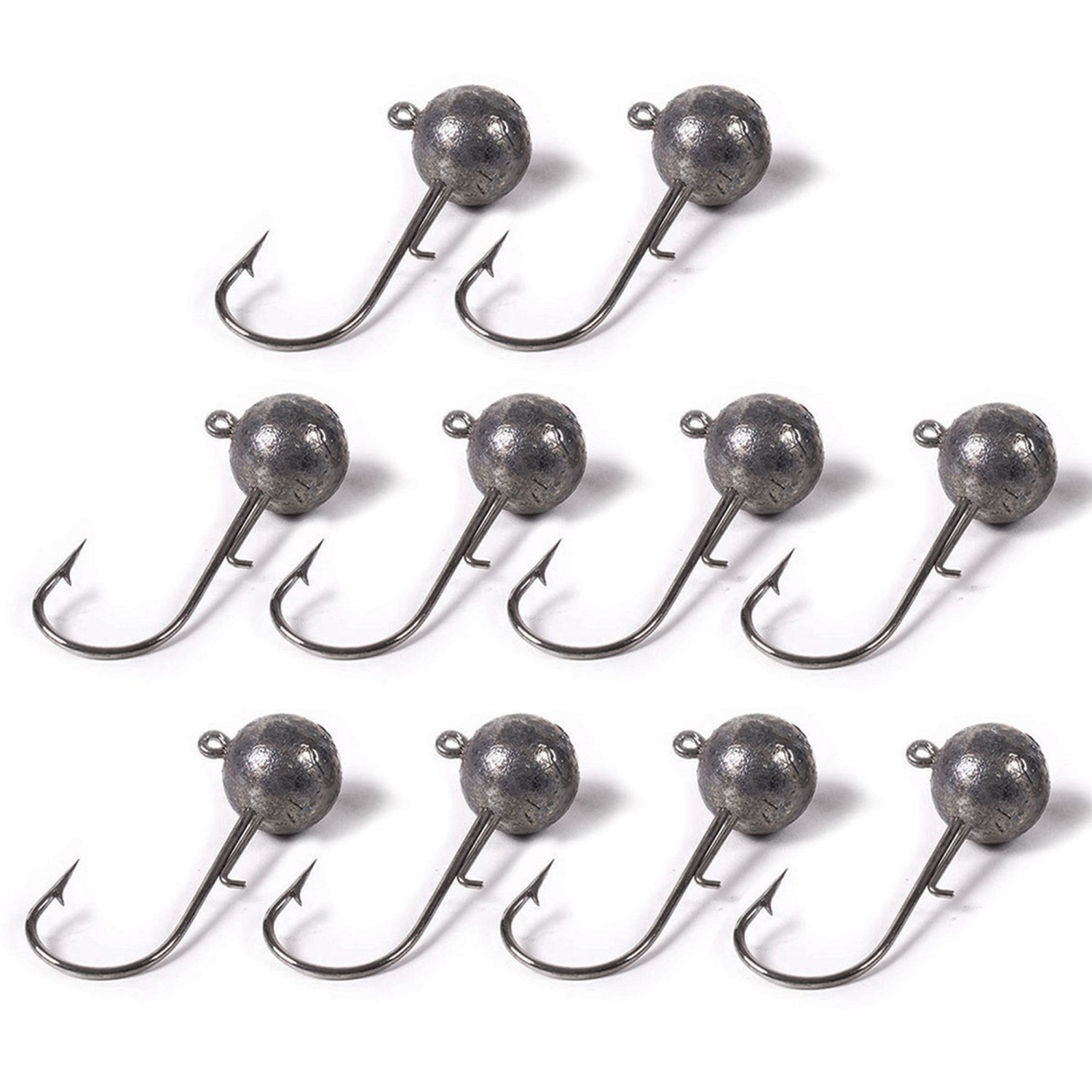 DLT Round Jighead – Bleikopf Hakengröße 1 – 5g – 10 Stück