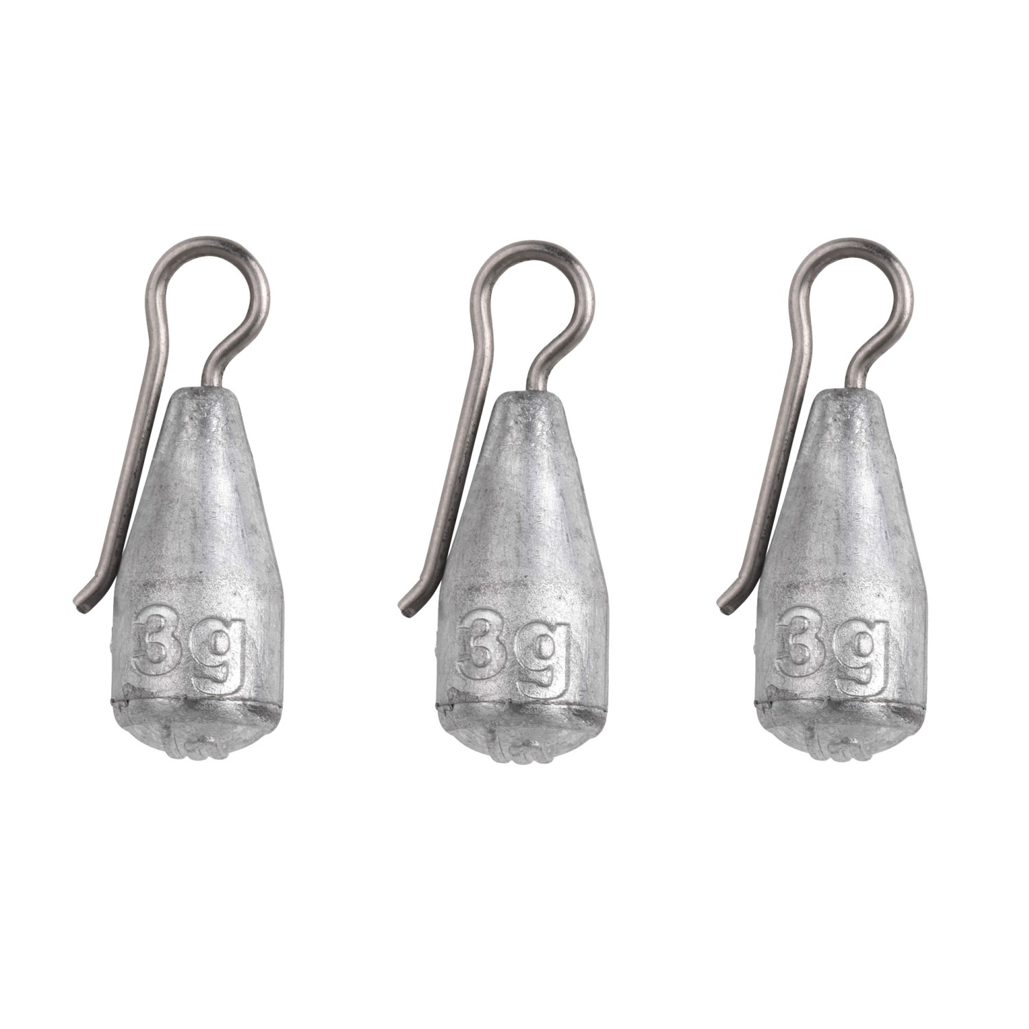 Spro Predator Zinc Clip-On Lure Weights 3g – 3Stück
