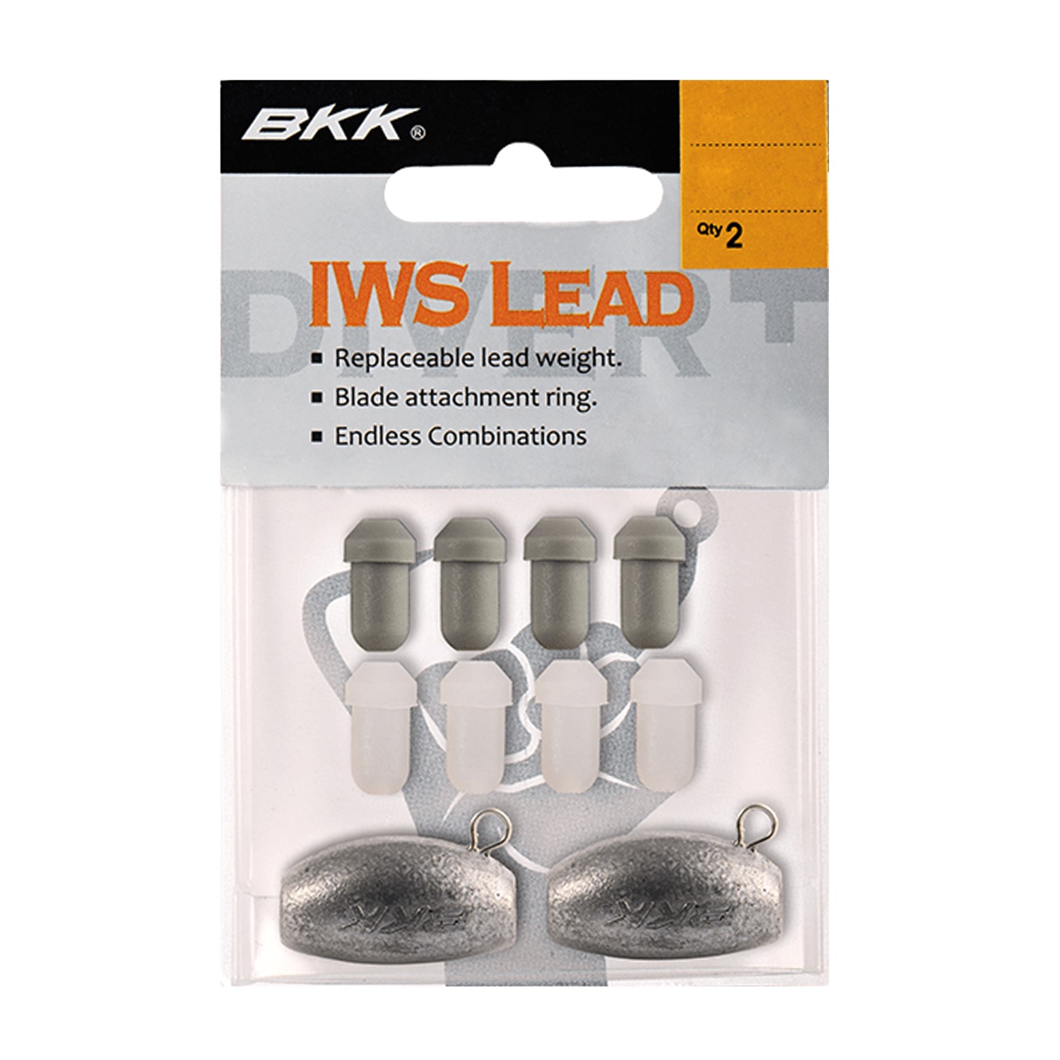 BKK IWS Lead – Offset-Weight 18g – 2 Stück