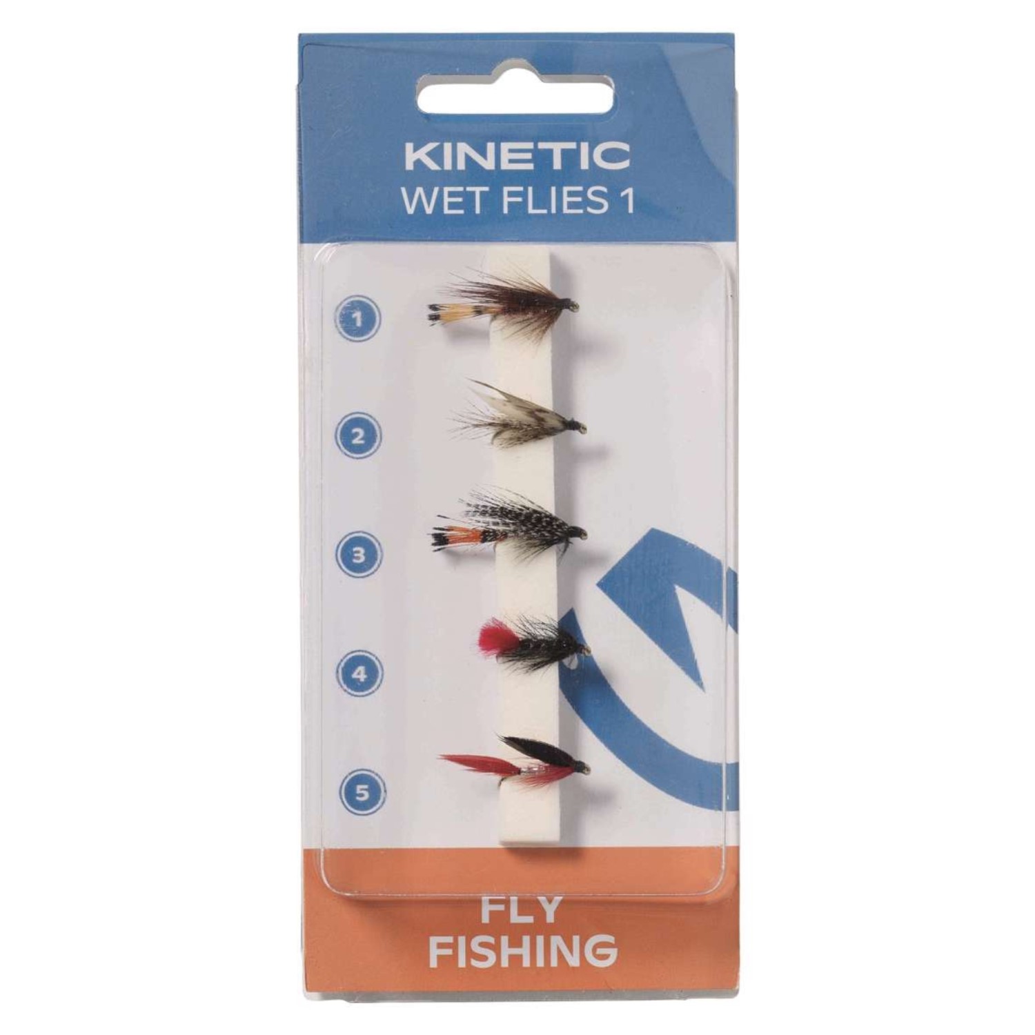 Kinetic Wet Flies 1 – Nassfliegen 5 Stk.