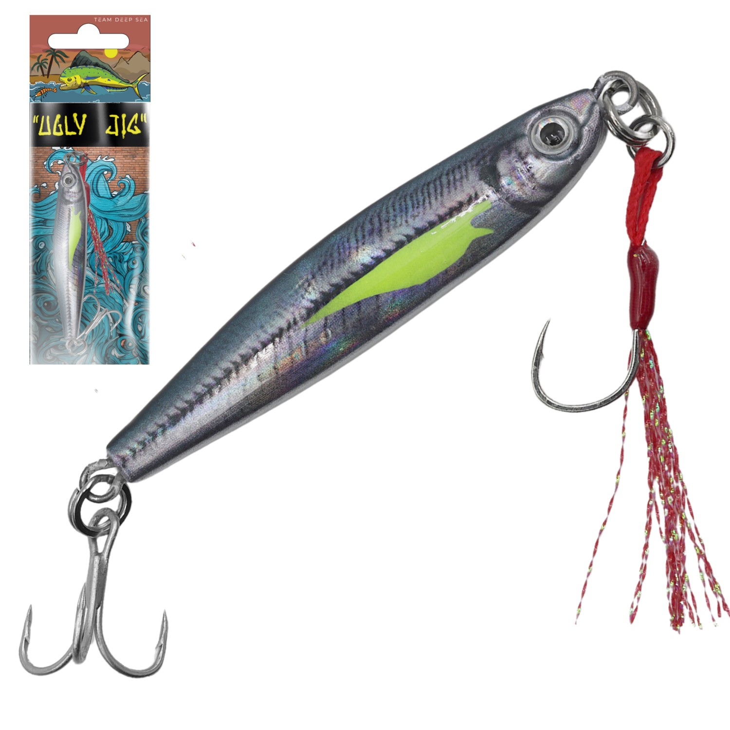 Dein Lieblingsangler DLA Ugly Speed Jig 15g – Yellow Fin – 1Stück