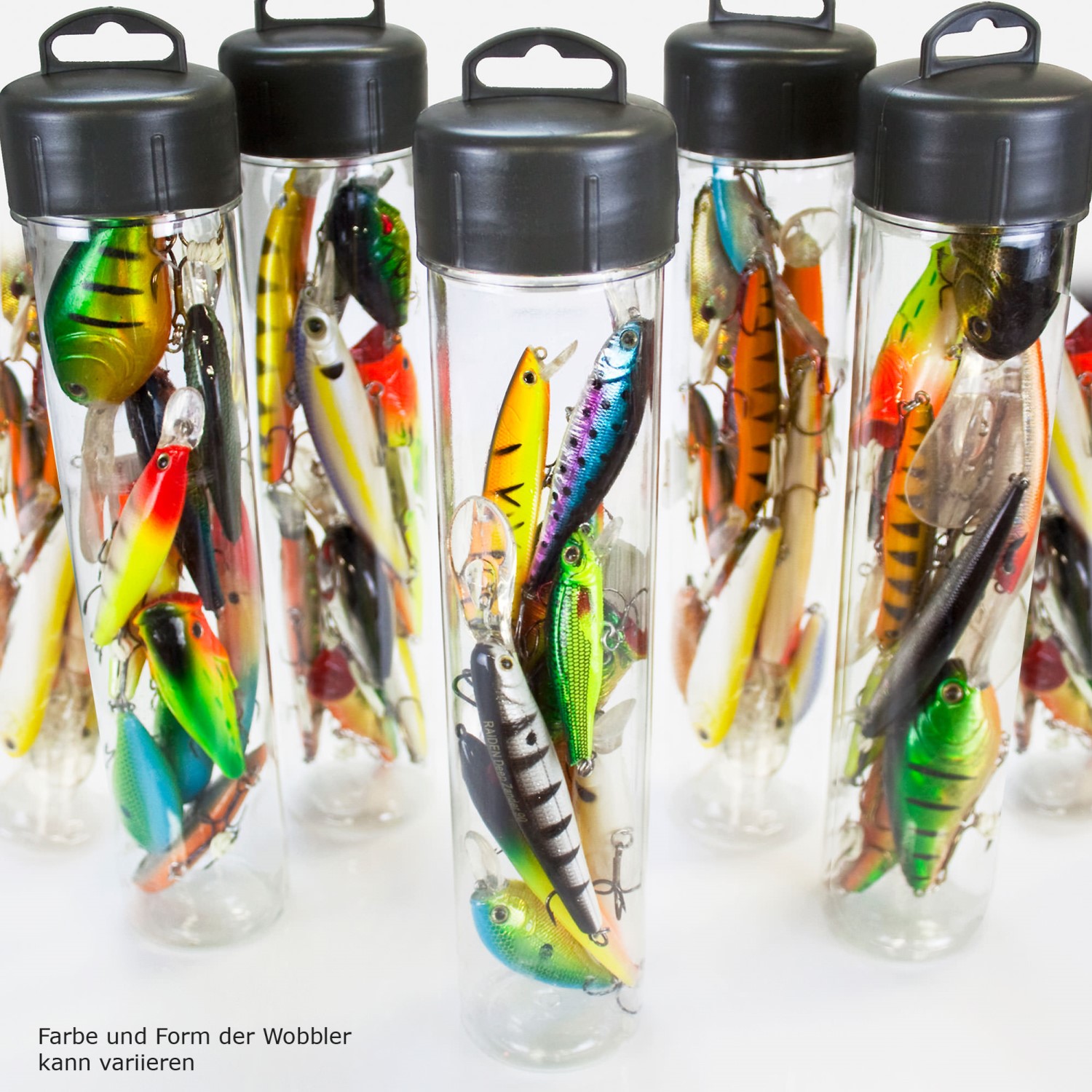 Fishdream Spezial Wobbler Set 10 Stück gemischt in einer Transportröhre gemischt – 10Stück