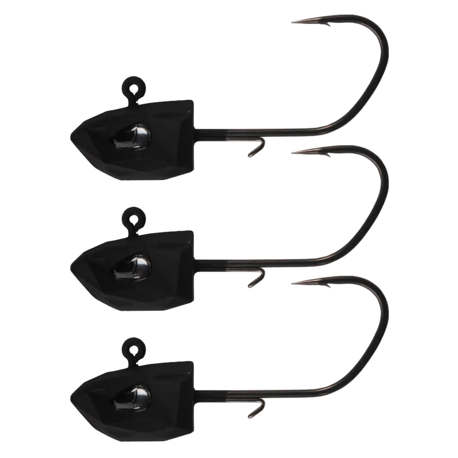 BKK Refrax Jig – Jighead Superslide – Black – 3,5g – #1/0 – 3Stück