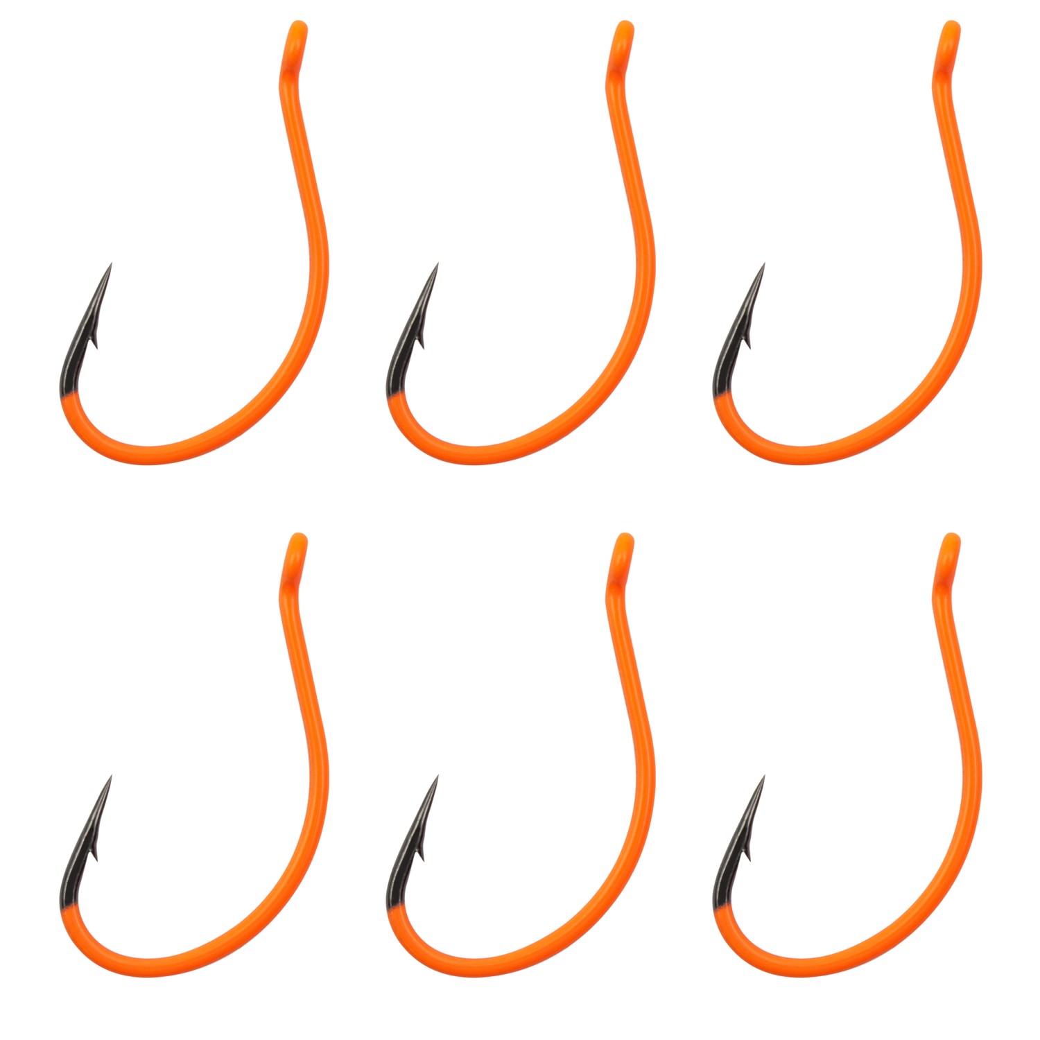 BKK DSS-Worm UVO – DropShot Haken UVO rot – 6Stück – Gr.2