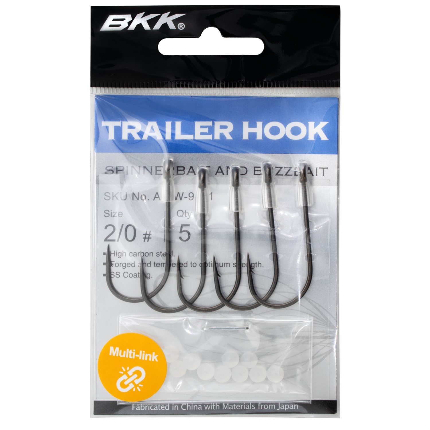 BKK Trailer Hook – Einzelhaken Ultra Antirust – 5Stück – Gr.2/0