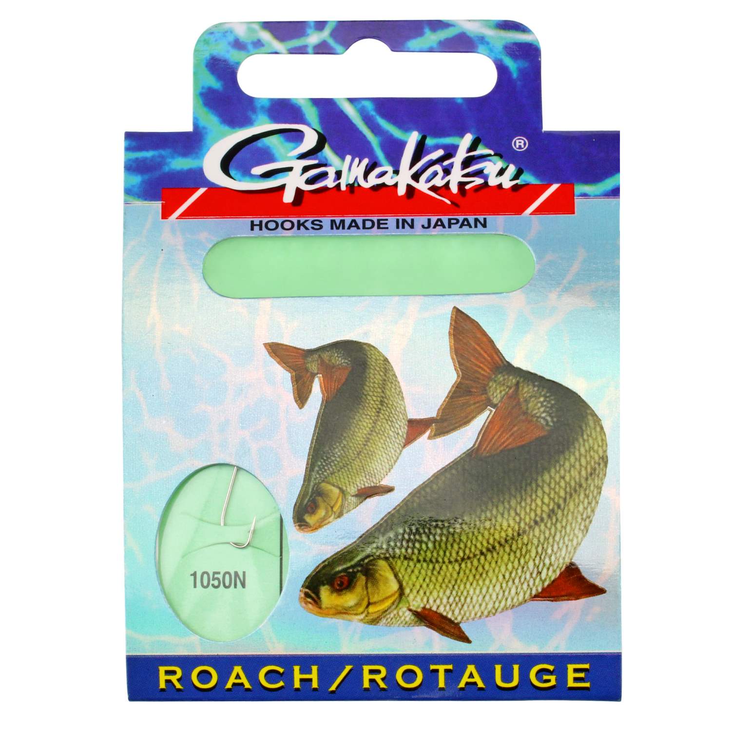 Gamakatsu Gebundene Haken BKS-1050N Rotaugen 45cm – Gr.12 – 0,14mm – 10Stück