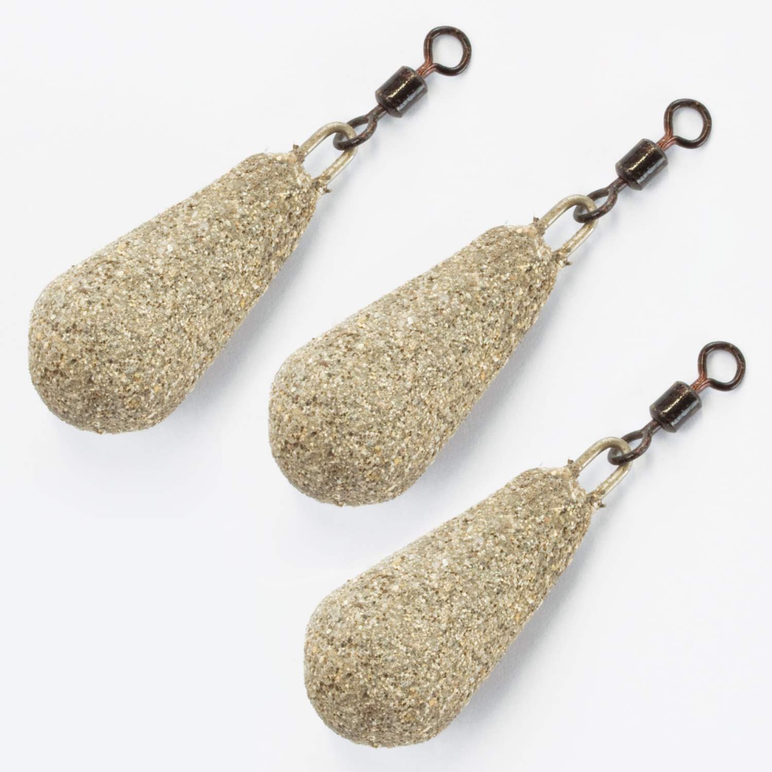 BAT-Tackle Flat Side Distance Lead gravel 99g 3 Stück