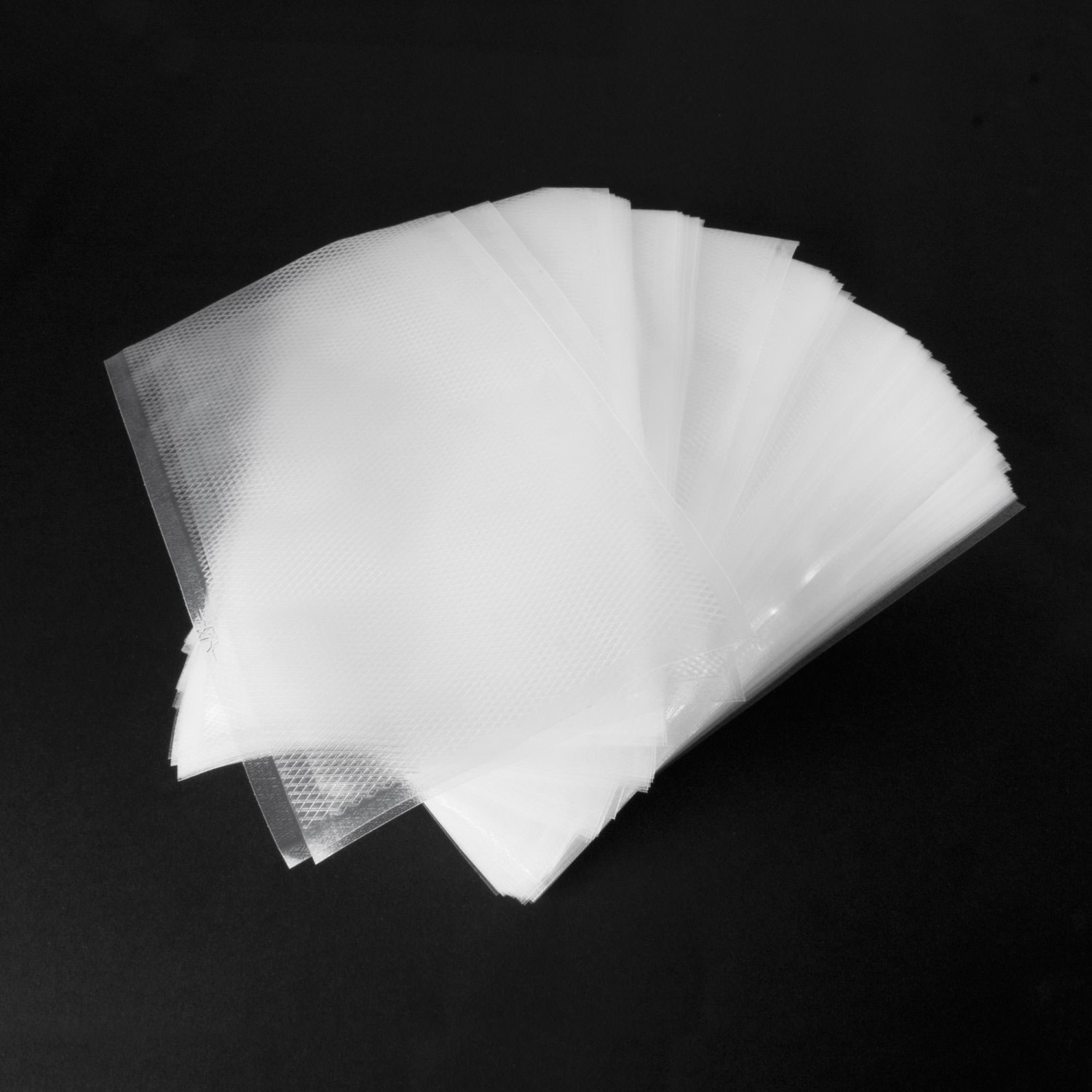 100 Stk Vakuumier Gefrierbeutel geprägt goffriert 15x25cm 105my 15x25cm – 100Stück
