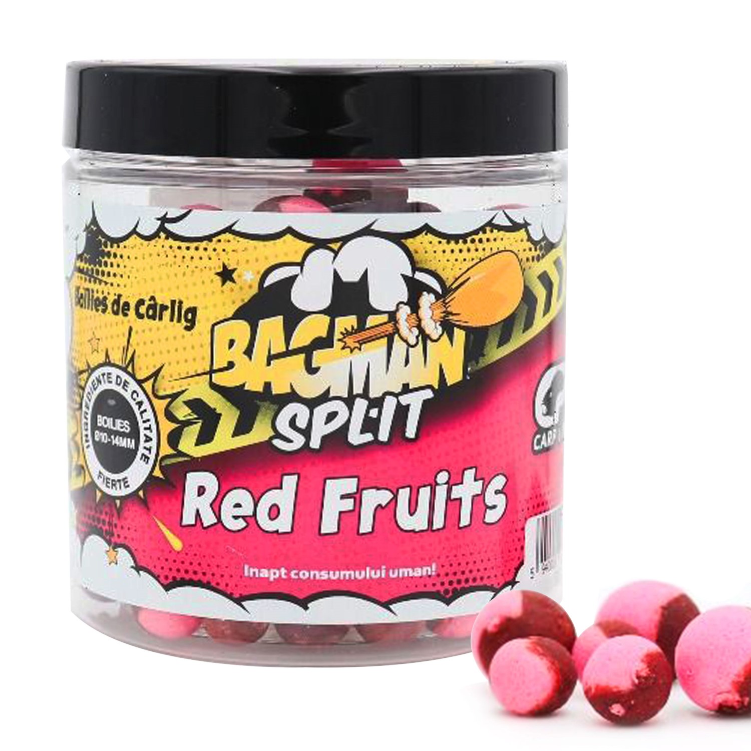 CPK Boilies De Garlic Bagman Split 10-14mm – Red Fruits