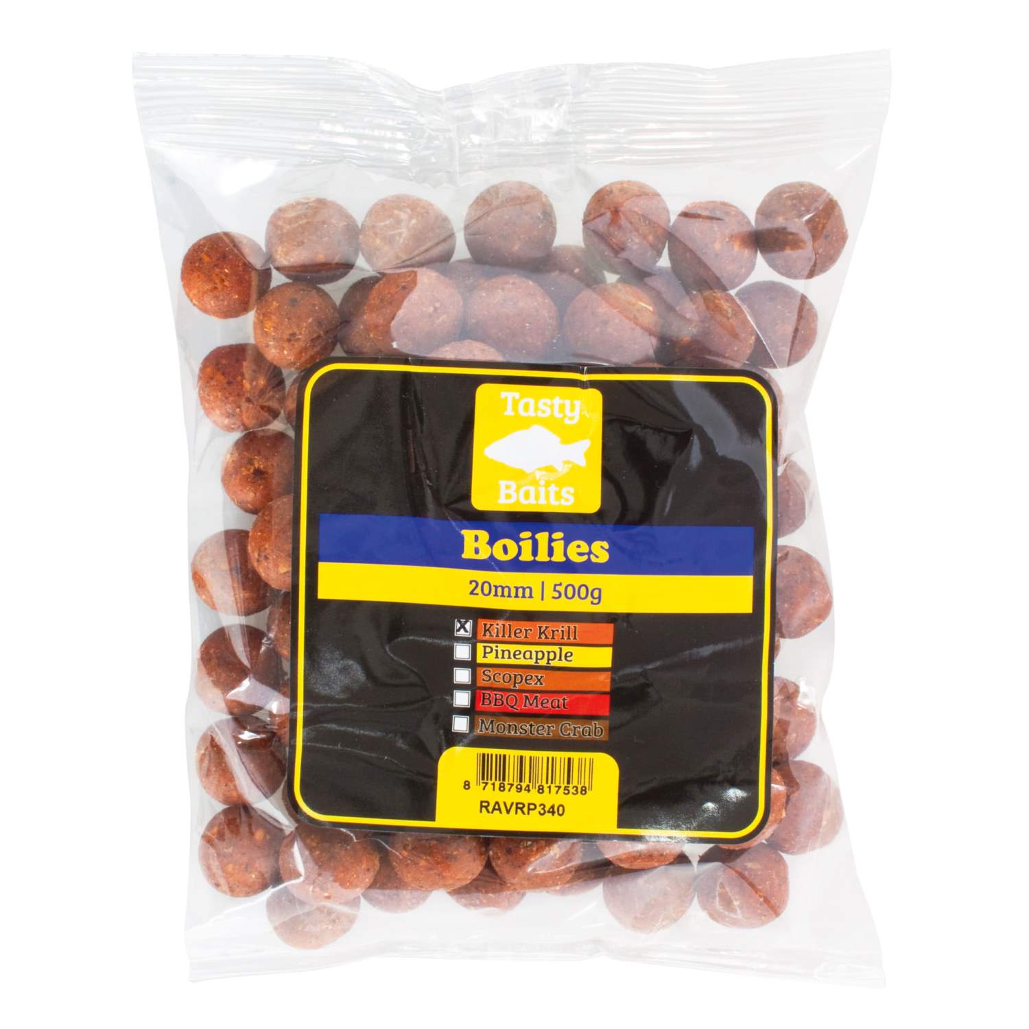 Tasty Baits Boilies 20mm 500g Killer Krill