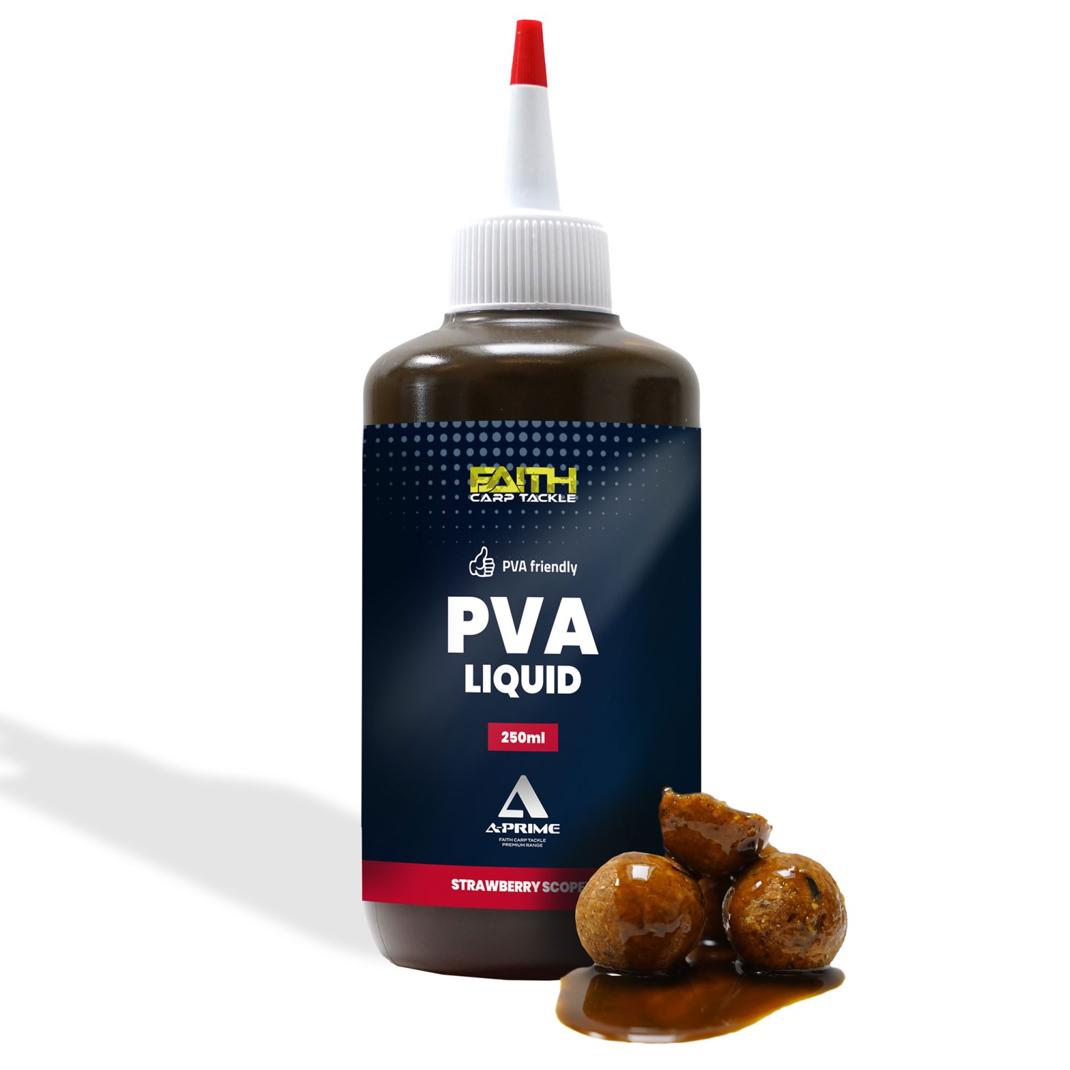 Faith A-Prime PVA Liquid – Lockstoff 250ml – Strawberry & Scopex