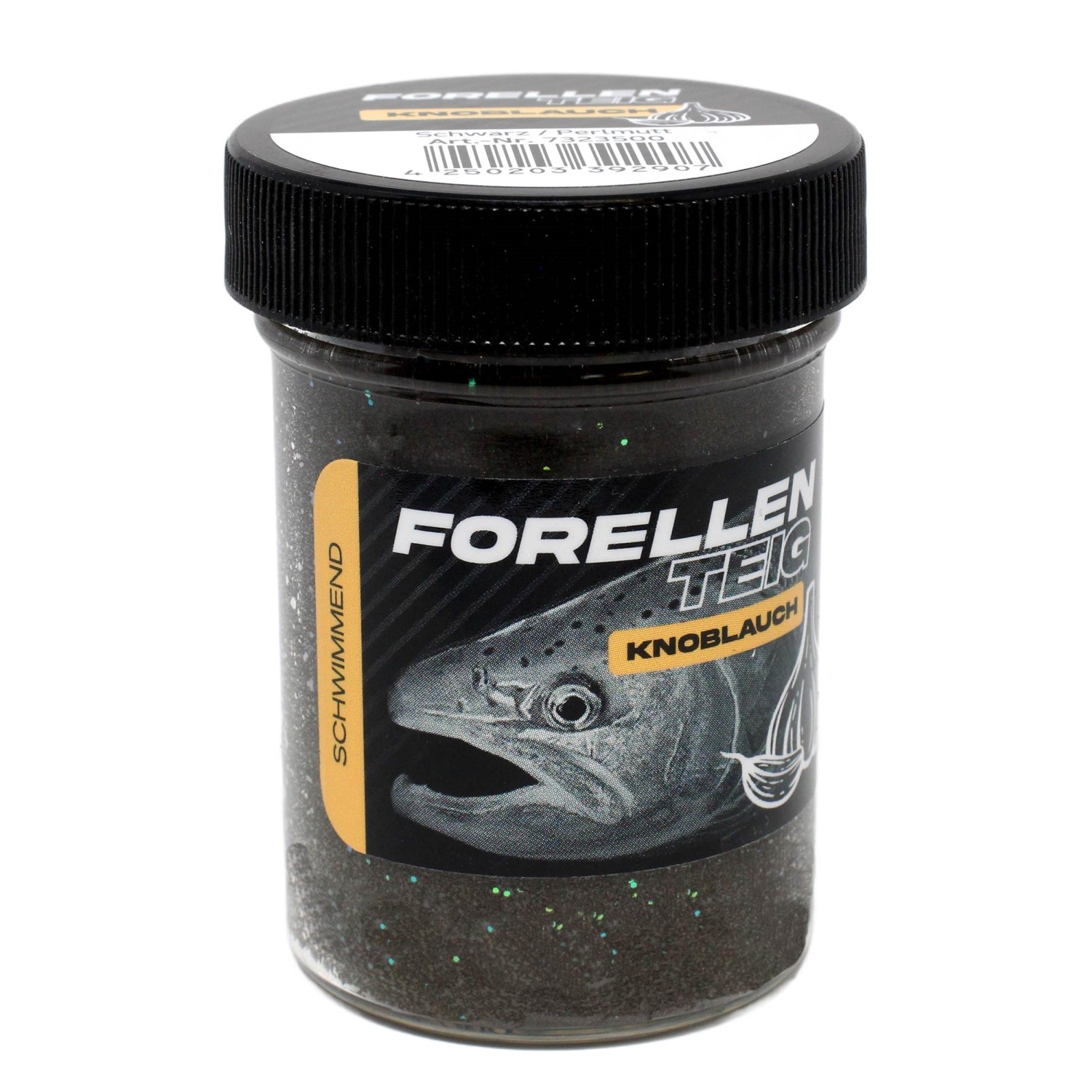 FTM Forellenteig Schwarz / Perlmut – Knoblauch – 50g