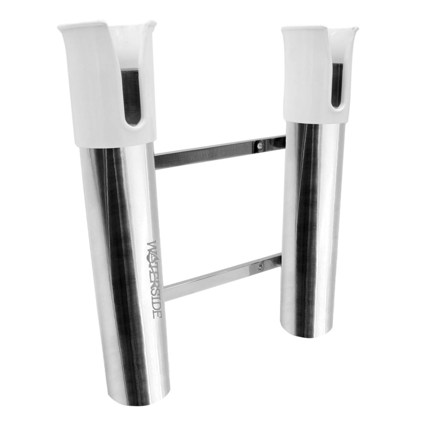 Waterside Bootsrutenhalter Edelstahl 2 Ruten silber – 27,5×24,5cm