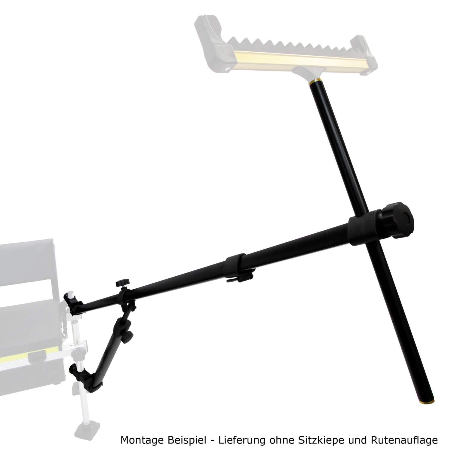 JVS Diamond Feederarm schwarz – 1Stück