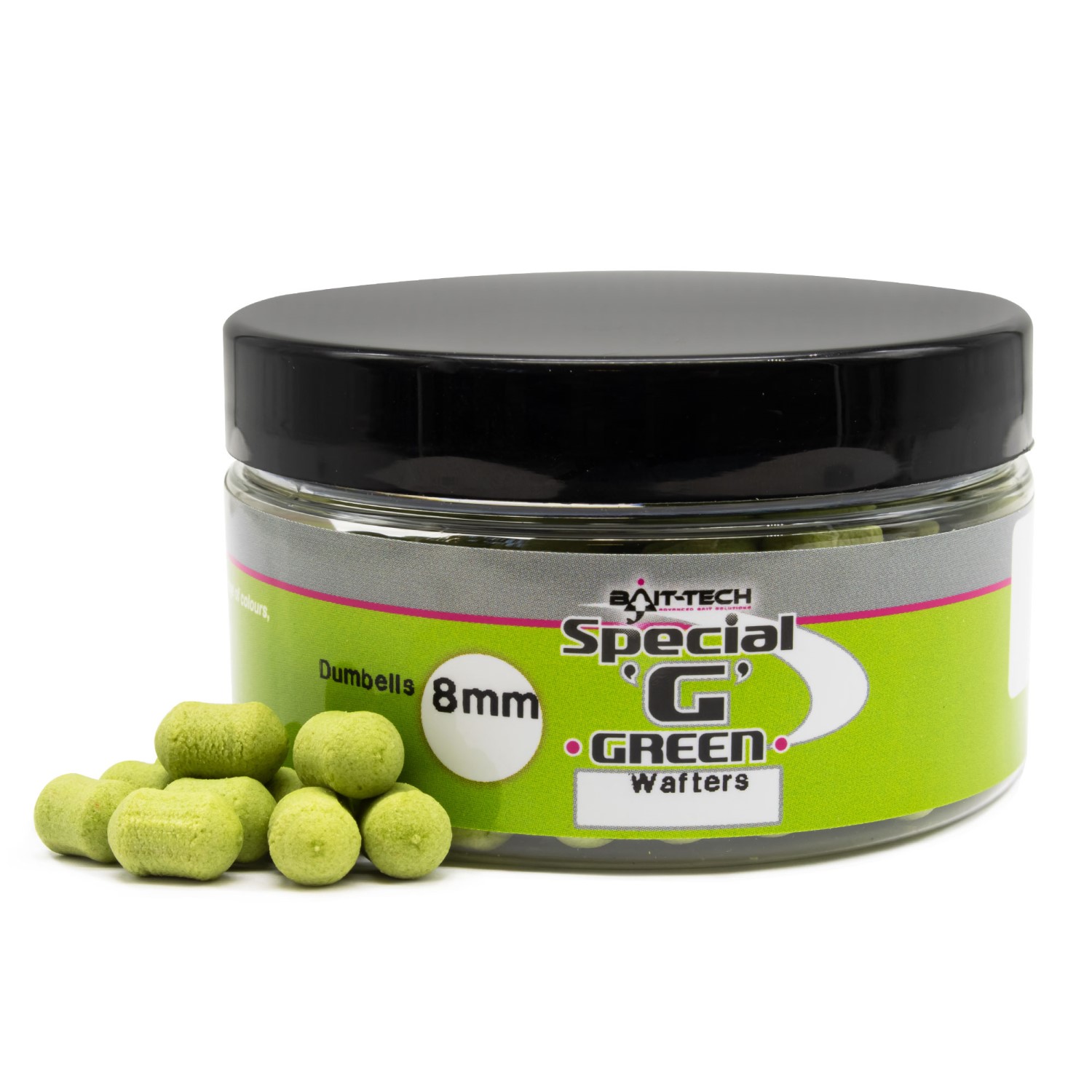 Bait Tech Special G Dumbells Wafters Green – 6x10mm – (100ml)