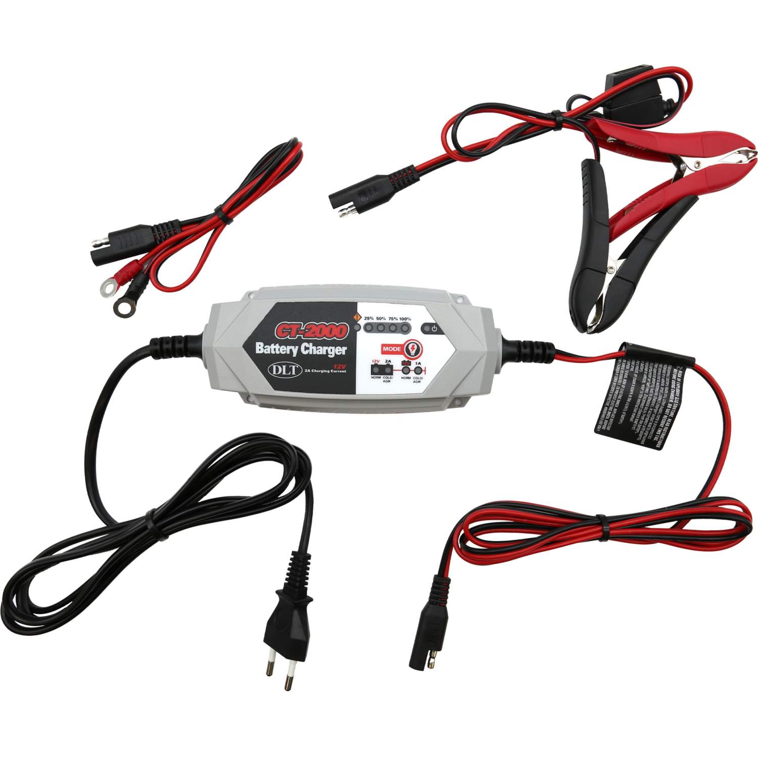 DLT CT-2000 12V Vollautomatisches Batterieladegerät