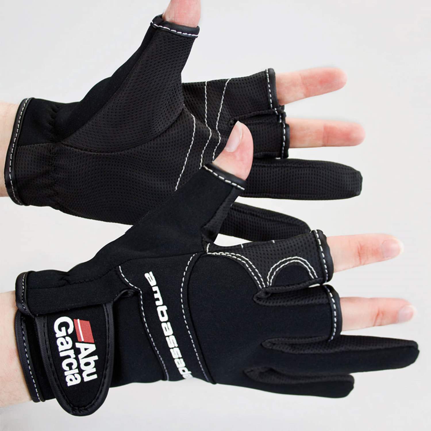 ABU Garcia Neopren Handschuhe L schwarz – Gr.L
