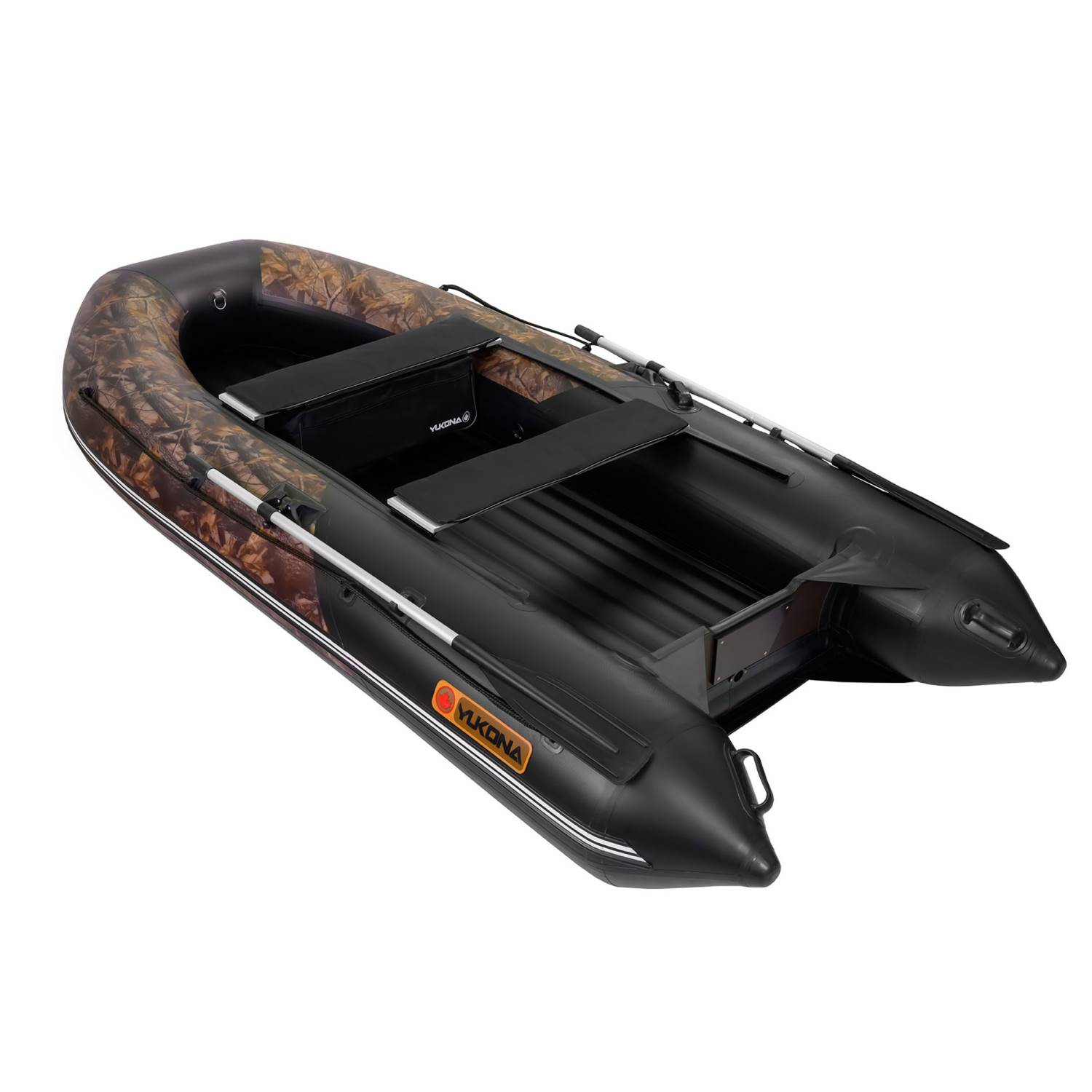 YUKONA 320 Inflatable Boat – Schlauchboot 3,20m – TK500kg – camouflage + black
