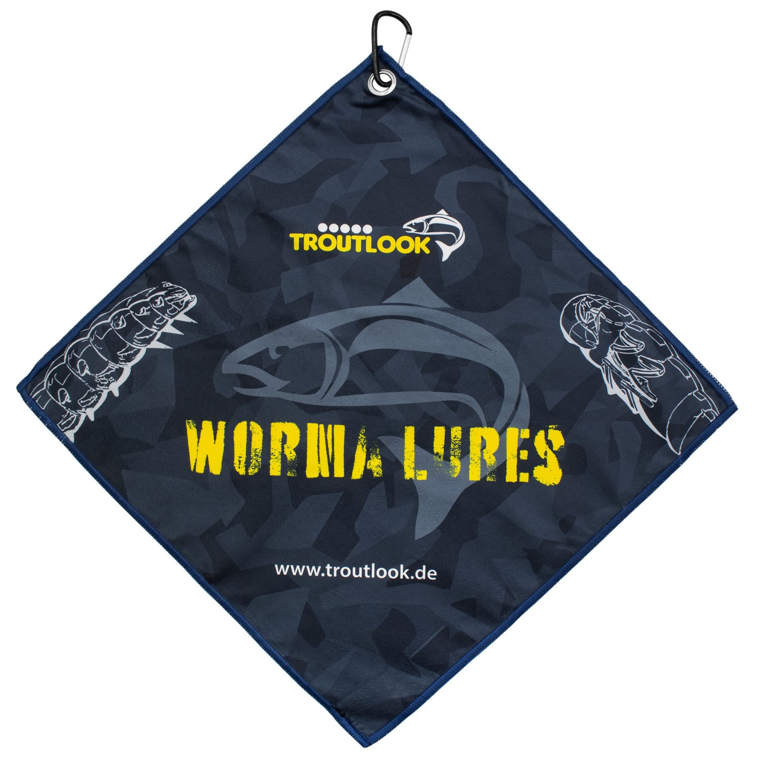 Troutlook Handtuch 30 x 30 cm black – 1Stück