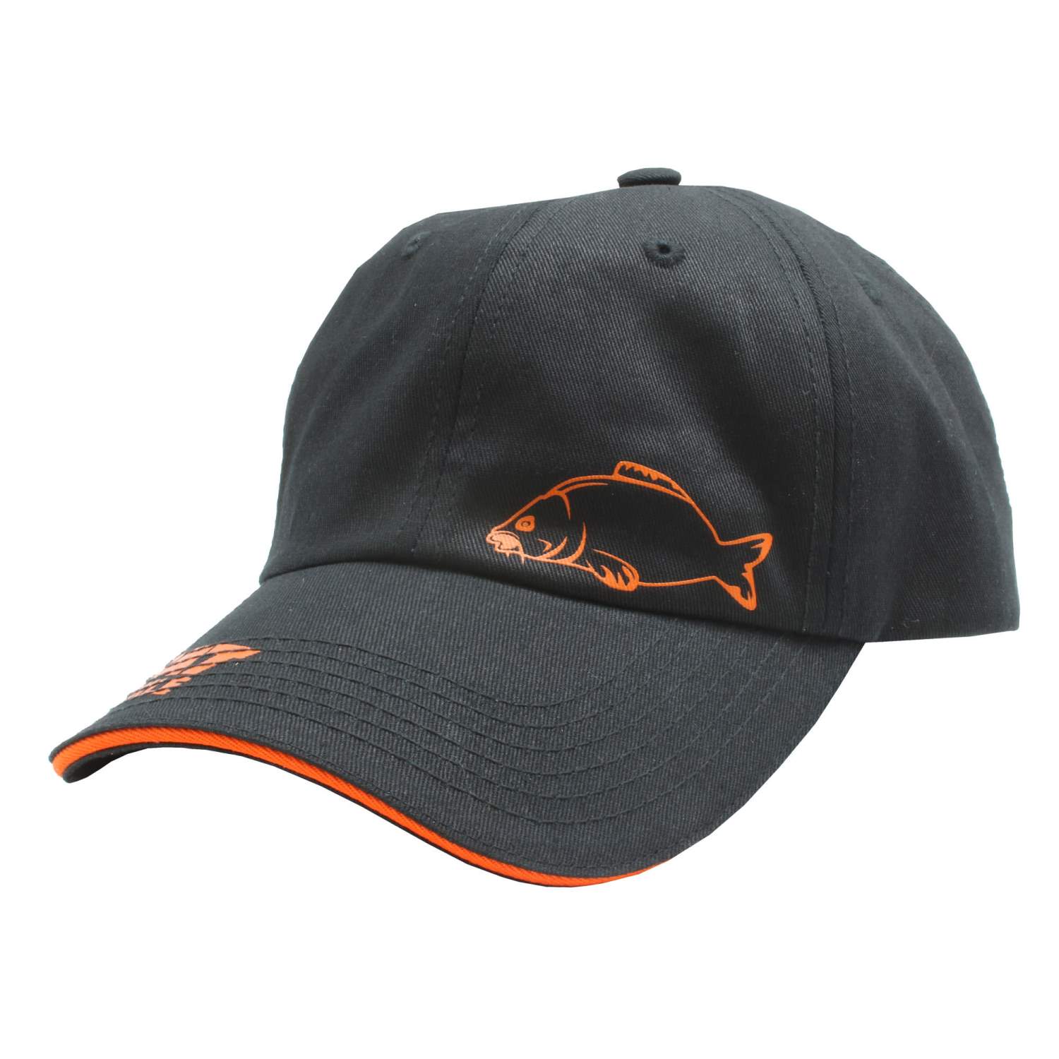 BAT-Tackle Base Cap BAT Black-Orange Schwarz – Orange