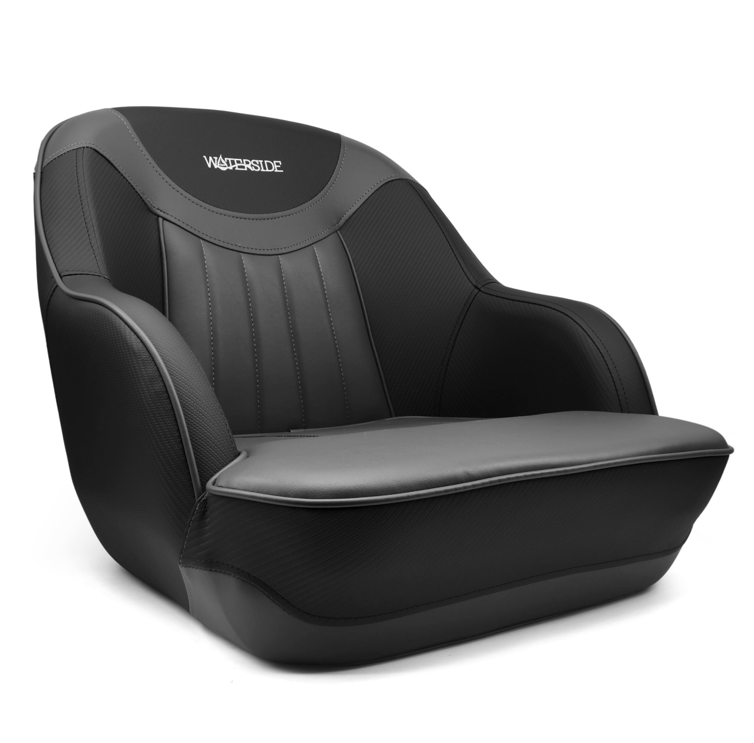 Waterside Captain Tourer Seat Dark Series – Bootssitz charcoal-black
