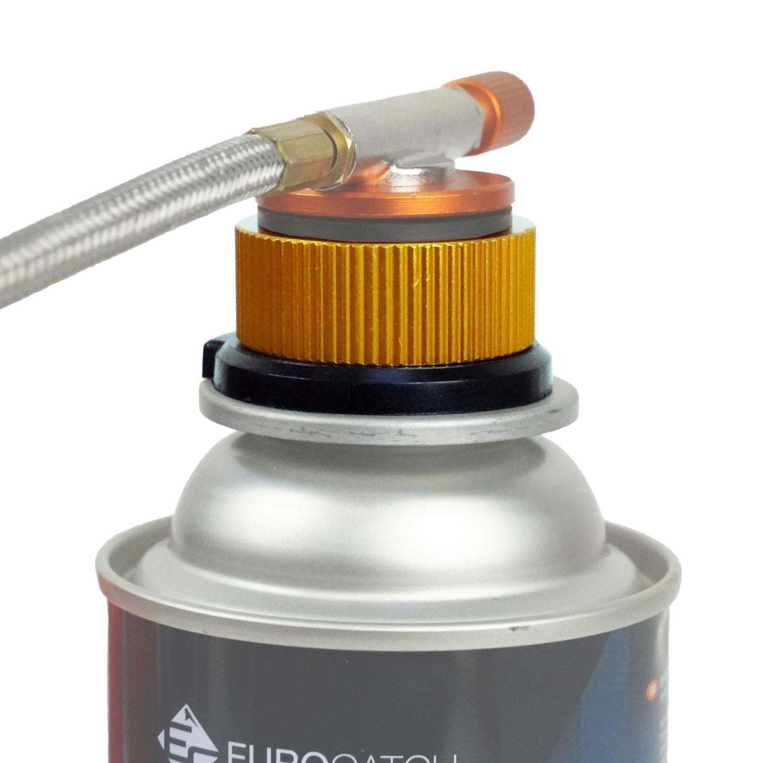 EuroCatch Gasadapter Gewinde auf Bajonett – B188 auf 227g Kartusche
