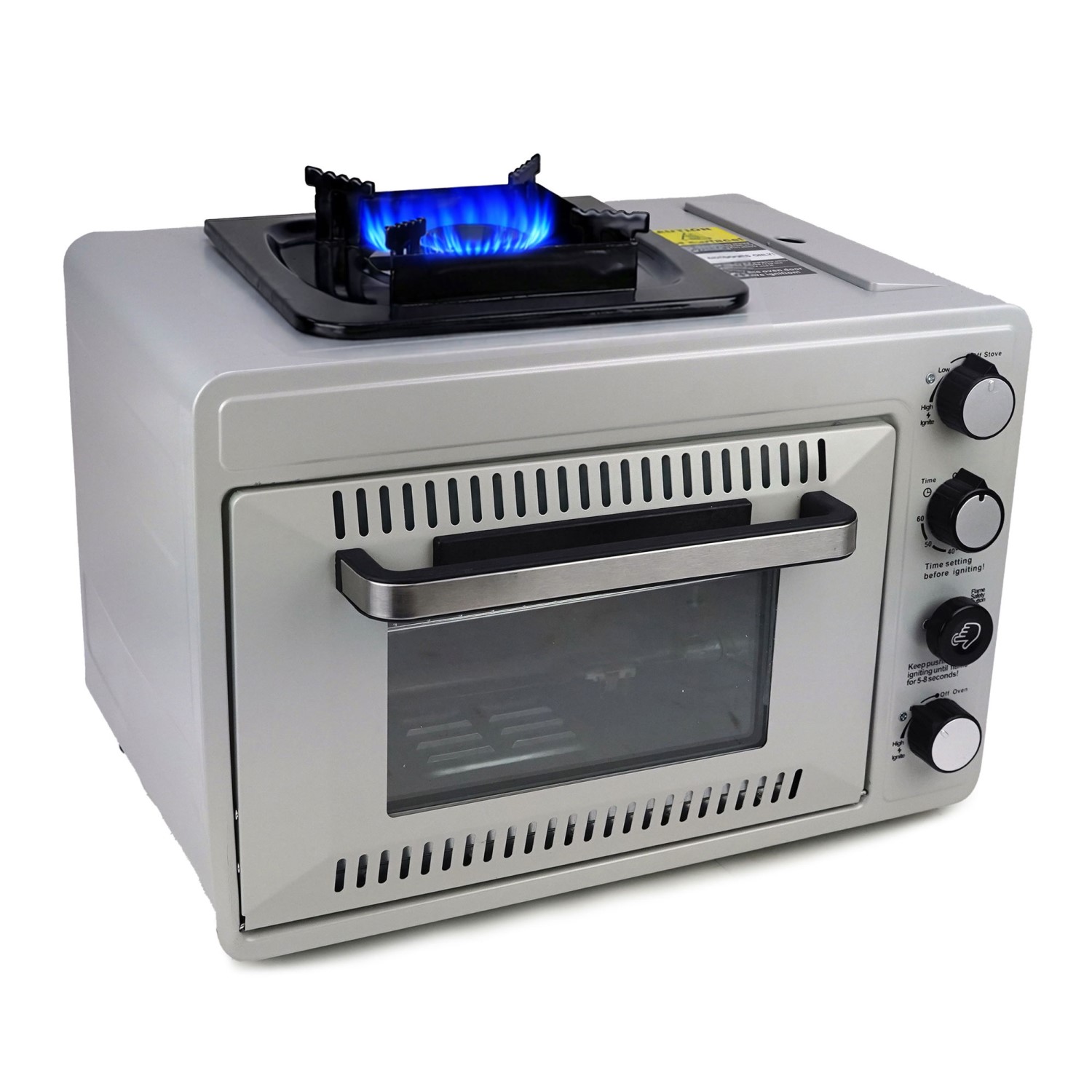 EuroCatch Gasofen – tragbarer Campingofen 50 x 37 x 39cm – 2,4Kw – 1 Stück