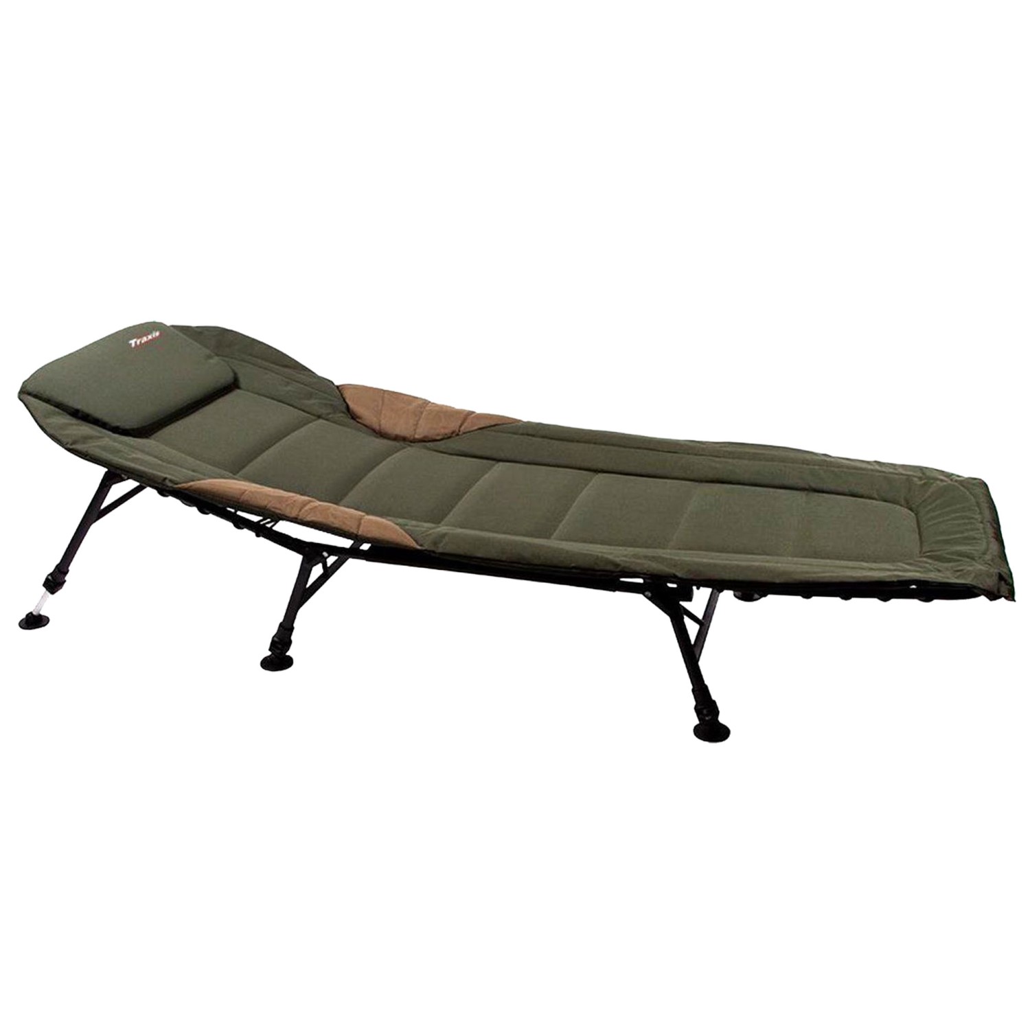 Traxis Flat BedChair 6-Leg – Karpfenliege 200x75x42cm