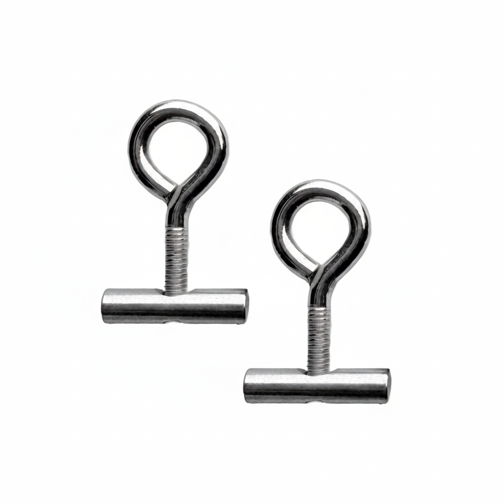 040parts 10 mm Kederstopper mit Ösenschraube – Set von 2