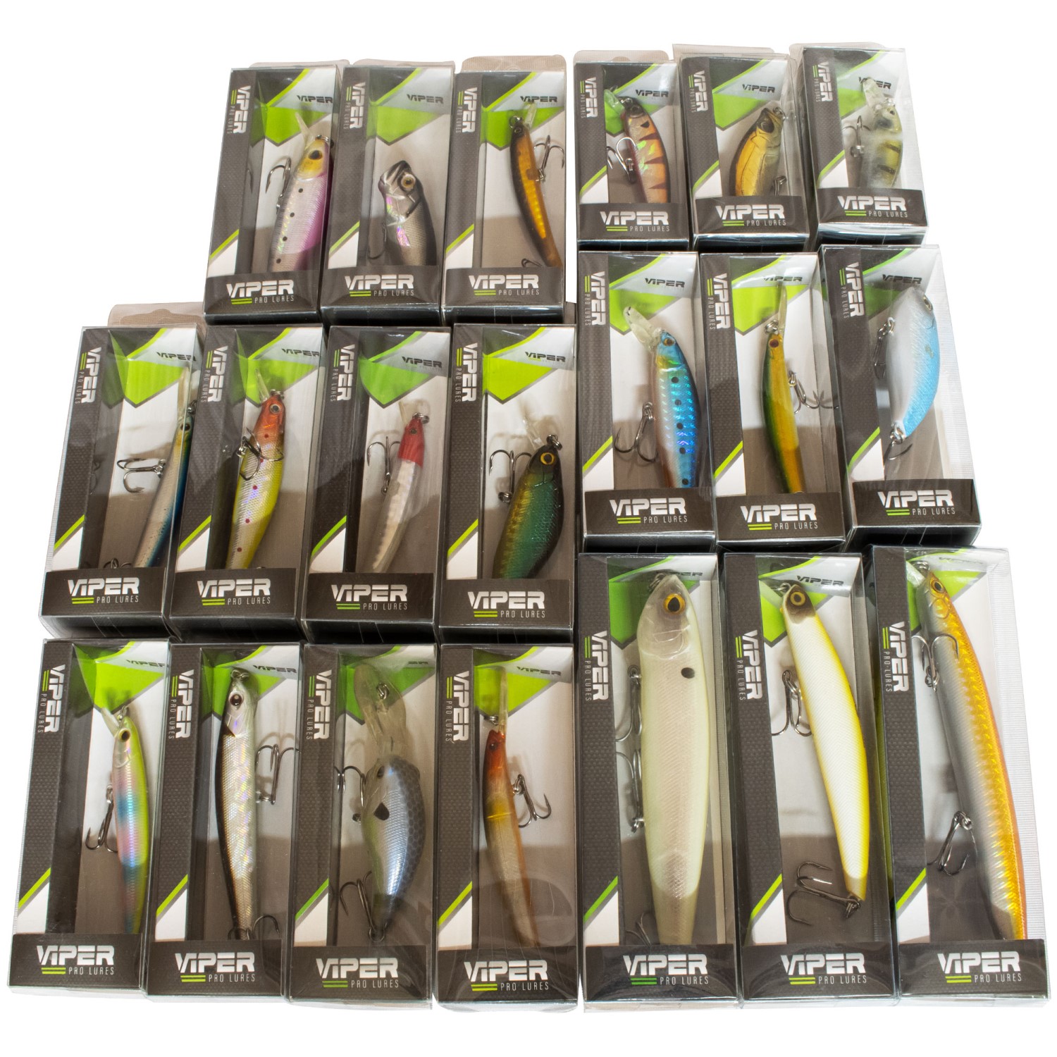Viper Pro Viper Pro Barsch und Forellen Set – Wobblerset 20 Stück gemischt