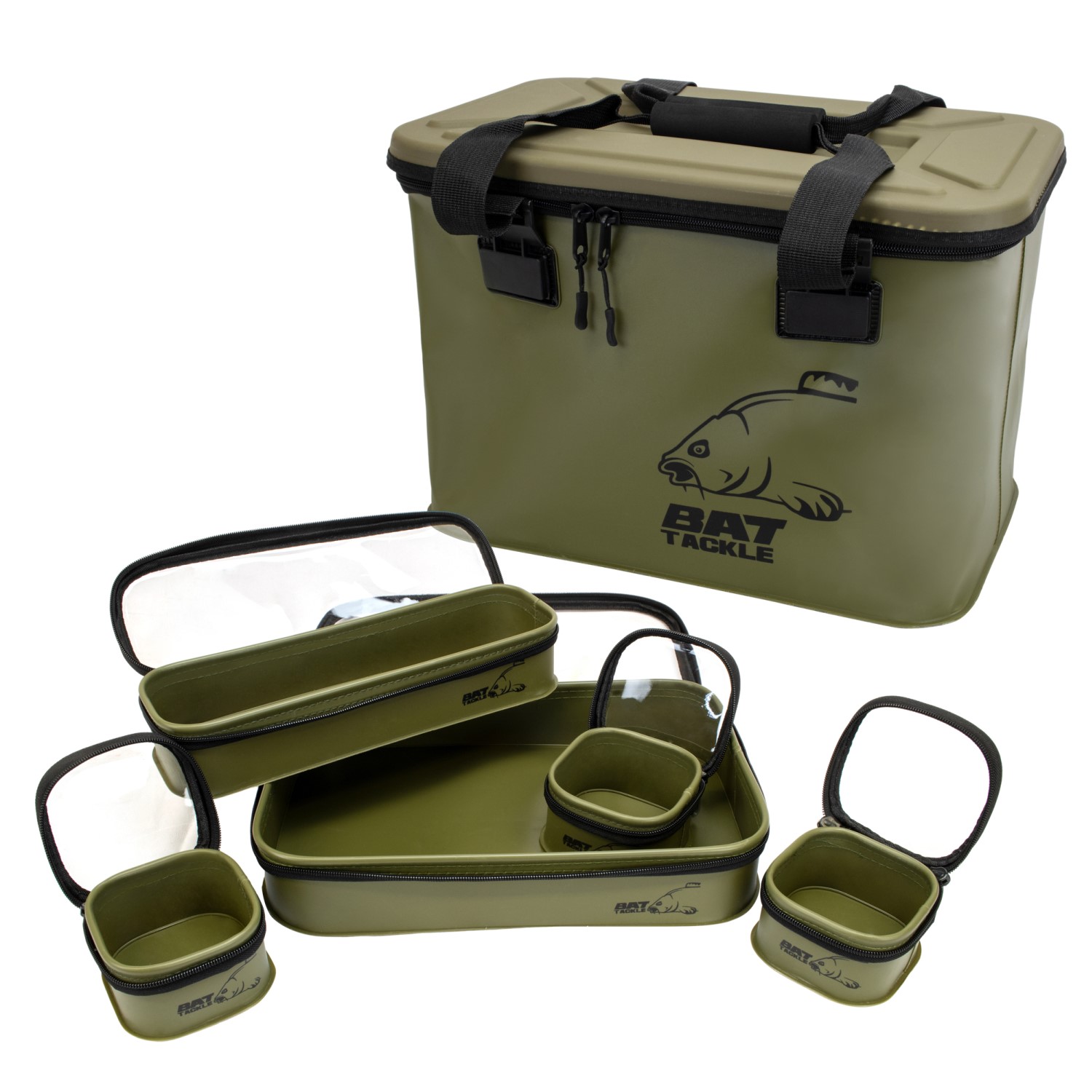 BAT-Tackle Carp Container EVA Organize Set – Tackle-Tasche 42,0 x 28,5 x 28,0cm