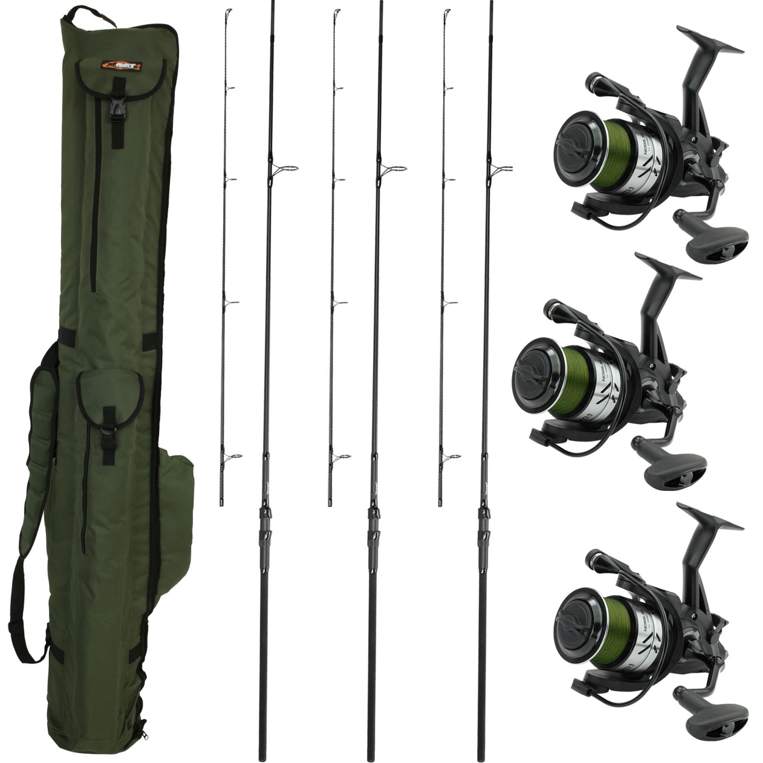 BAT-Tackle HYBRID Stalker Karpfenset – Angelset 10ft – 3,50lbs