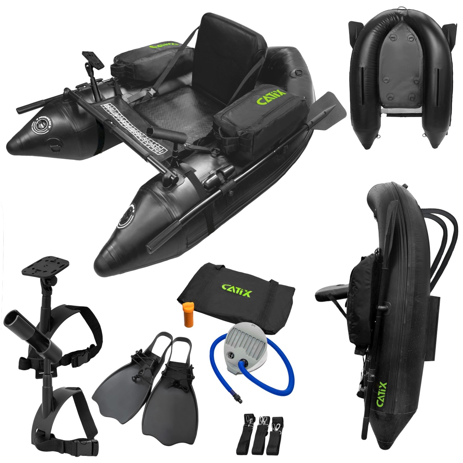 Catix Cat Drifter Belly Boat Bundle