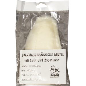 100 PVA Beutel mit Loch Bag Bags Karpfen 80* 160