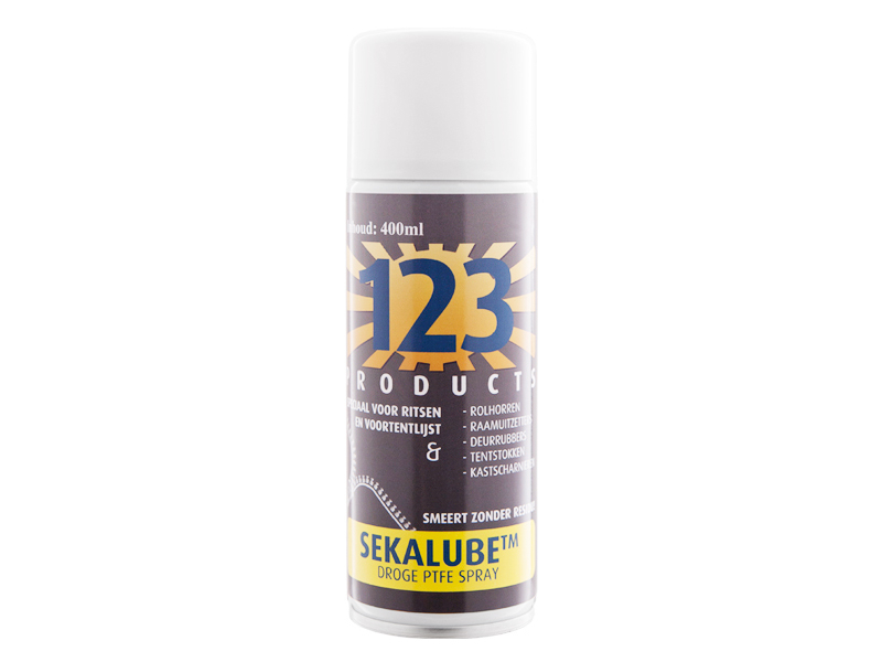 123 Products Sekalube PTFE Zeltschienen- und Reisverschlussspray