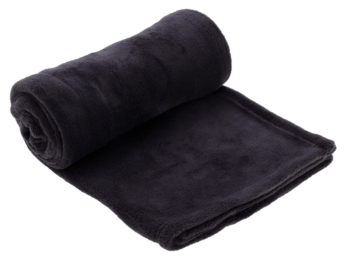 150 x 125 cm Fleece Decke – Anthracite