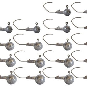 18 Predax Fishing MSM Bleiköpfe Gr. 2/0 – Jighaken Set