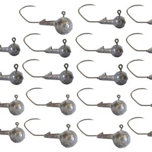 19 Predax Fishing MSM Jigheads Gr. 1/0 – Bleikopf Set